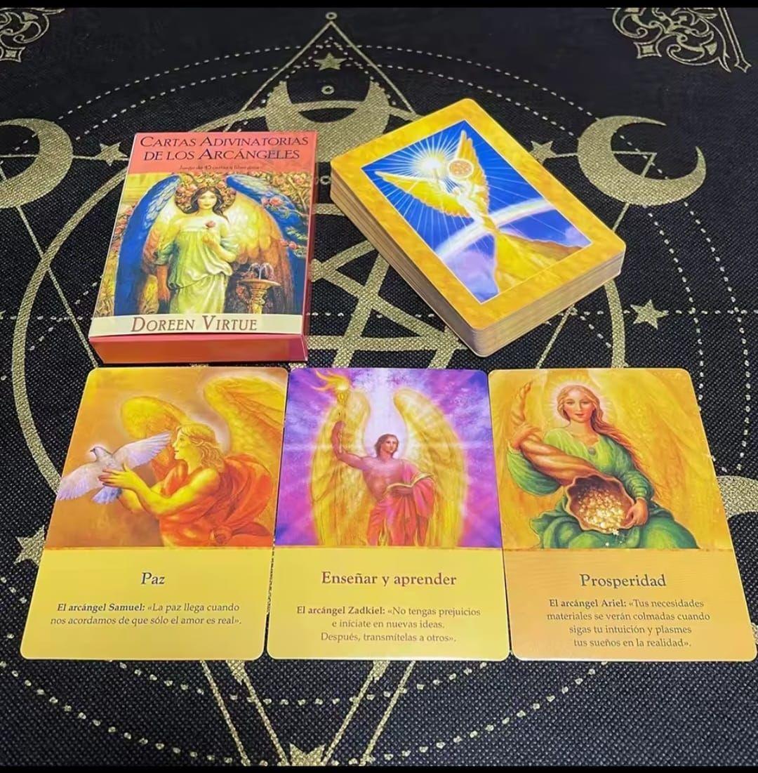 JUEGO DE 45 CARTAS DE TAROT ADIVINATORIAS DE LOS ARCANGELES-4