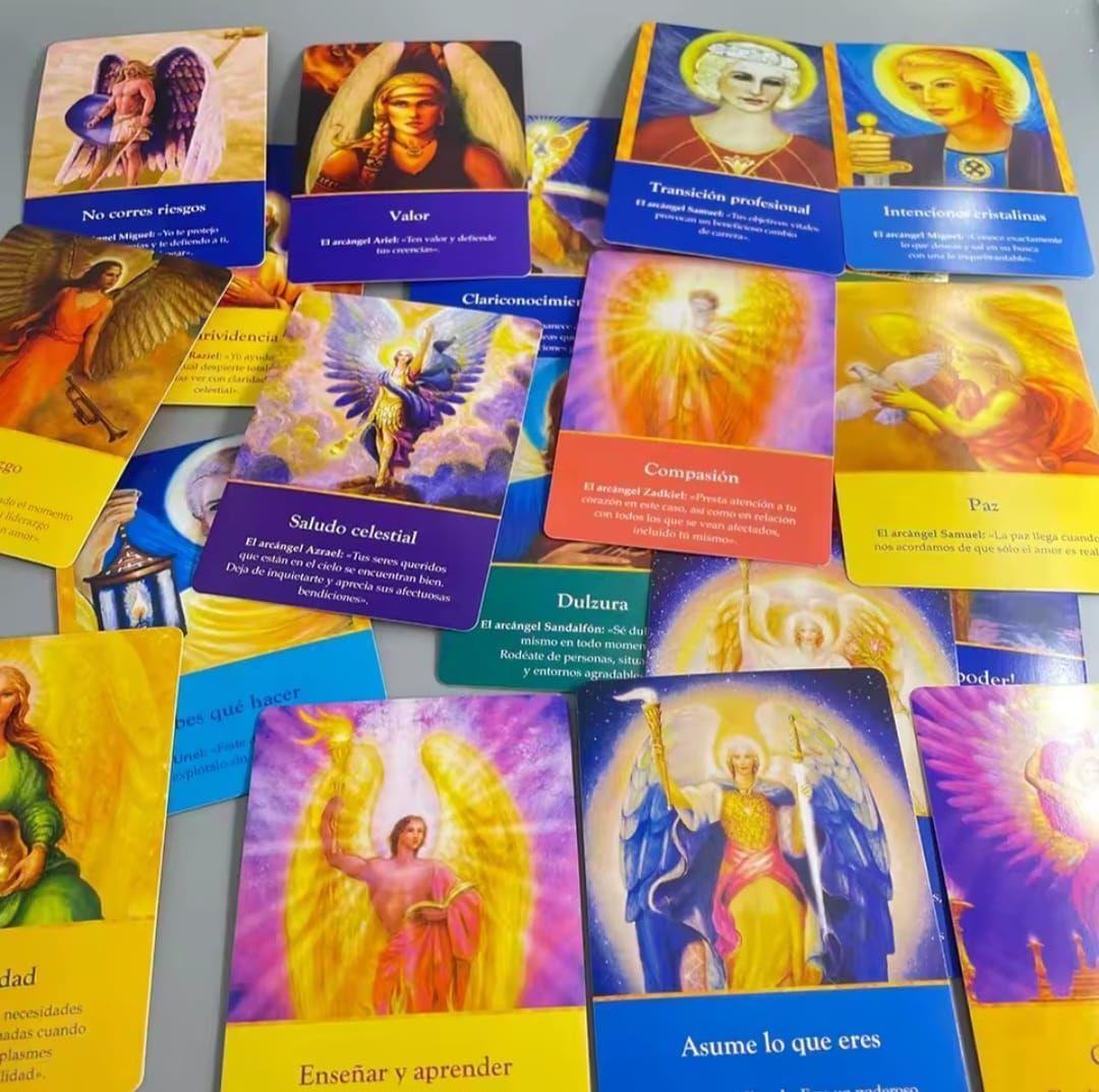JUEGO DE 45 CARTAS DE TAROT ADIVINATORIAS DE LOS ARCANGELES-5