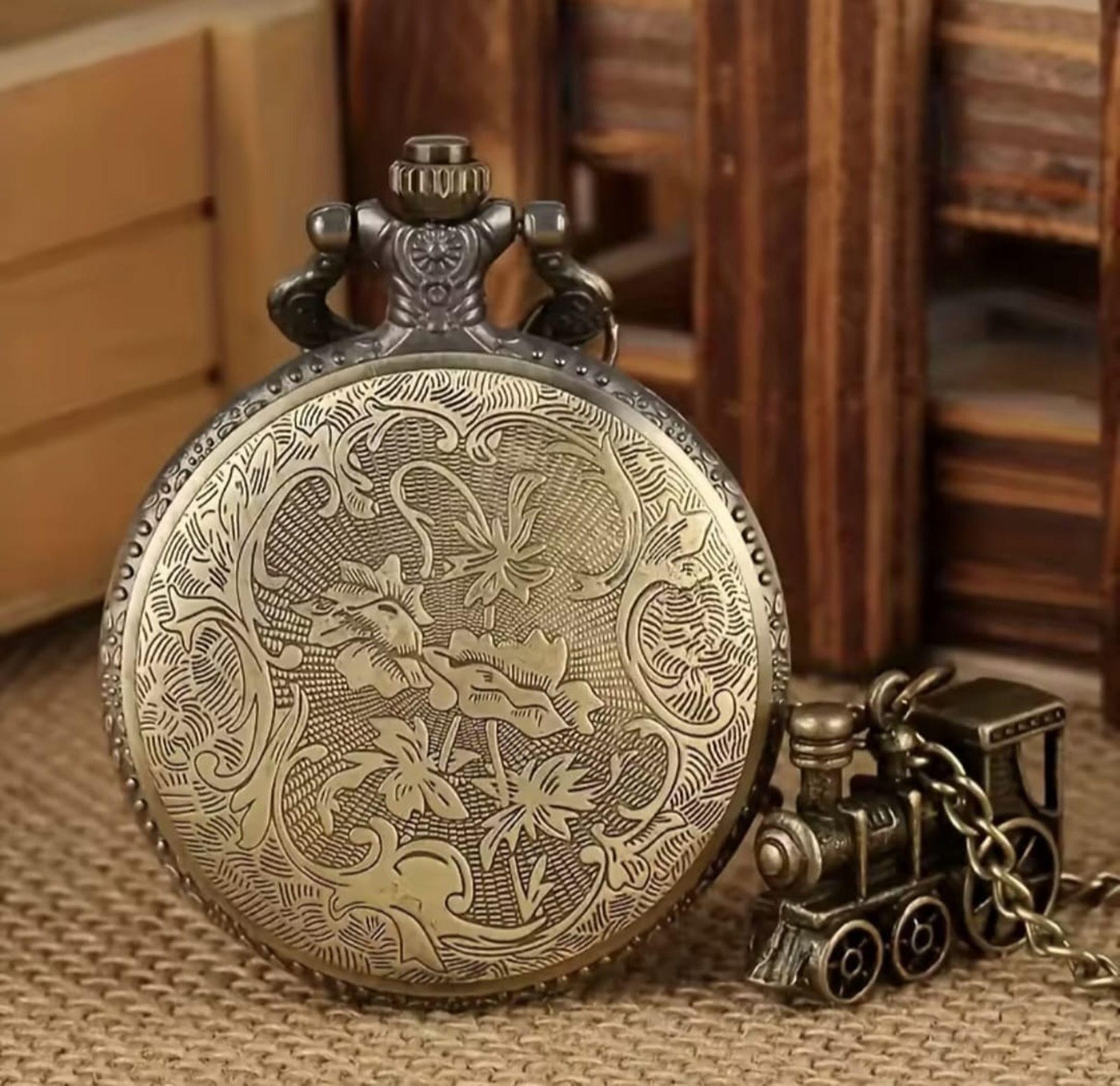 RELOJ BOLSILLO TREN LOCOMOTORA-4
