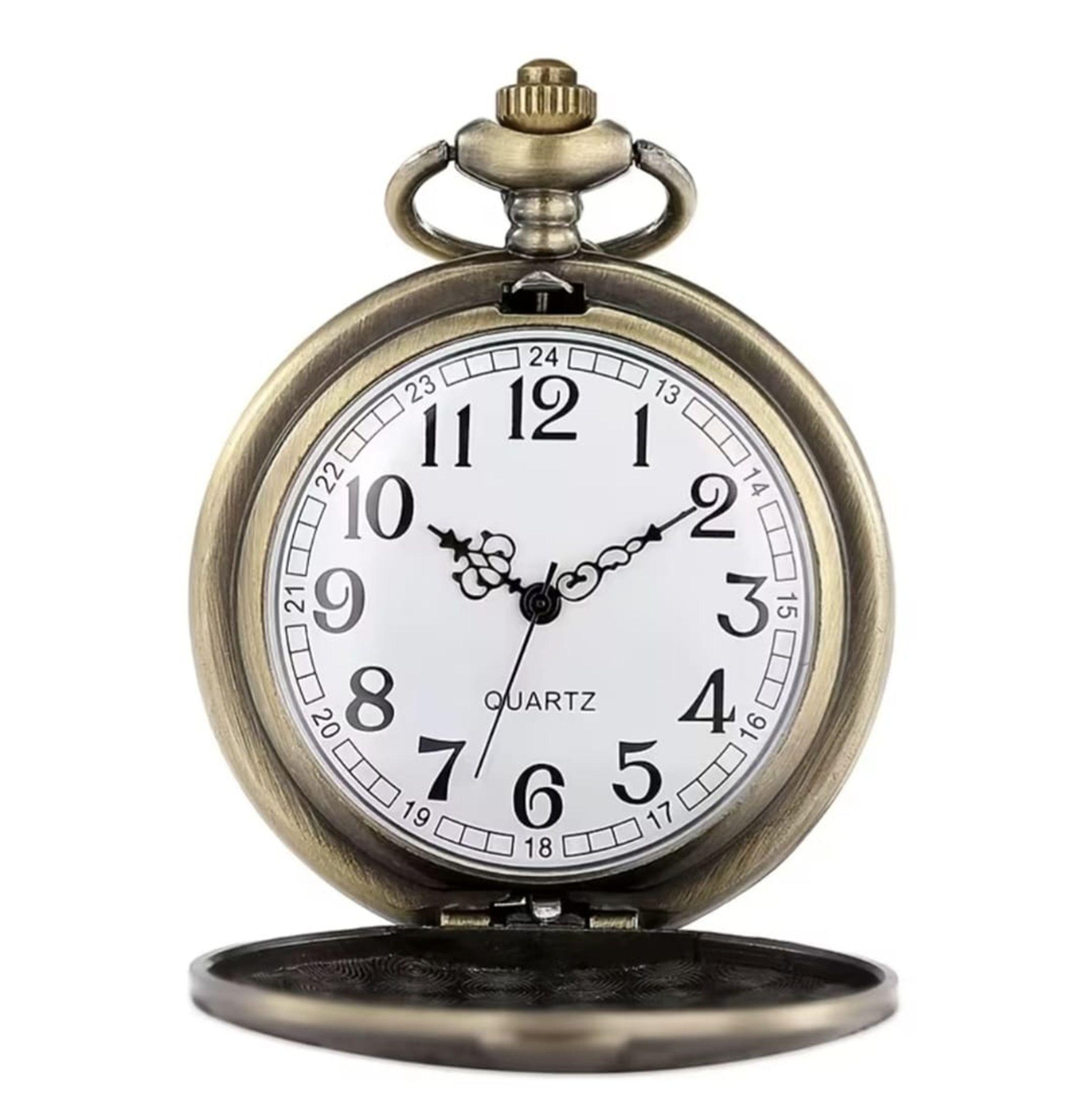 RELOJ DE BRONCE DE BOLSILLO DE ANCLA-2
