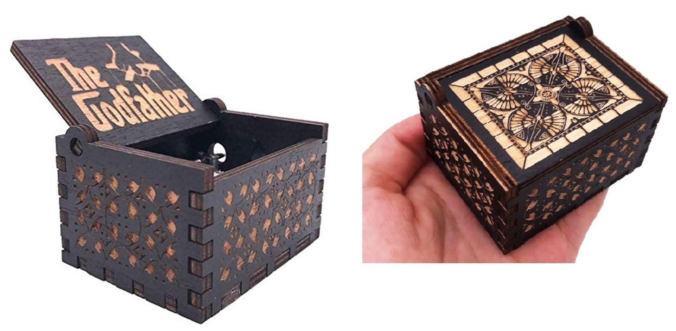 THE GODFATHER caja musical Negra -2