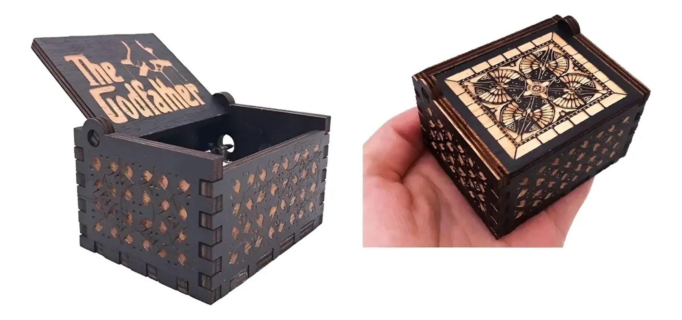 THE GODFATHER caja musical Negra -4