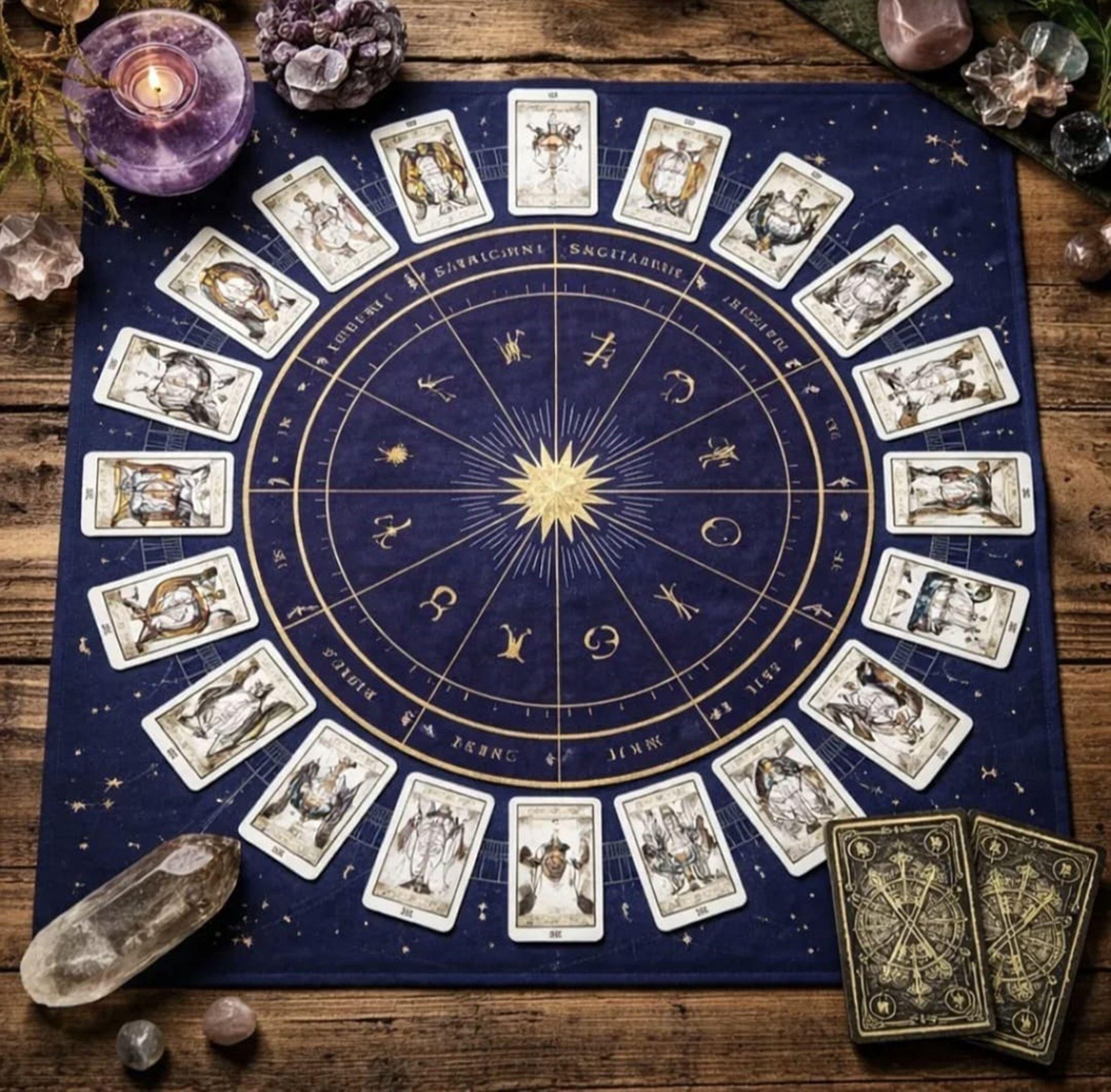 PAÑO MANTEL TAROT ZODIACAL-4
