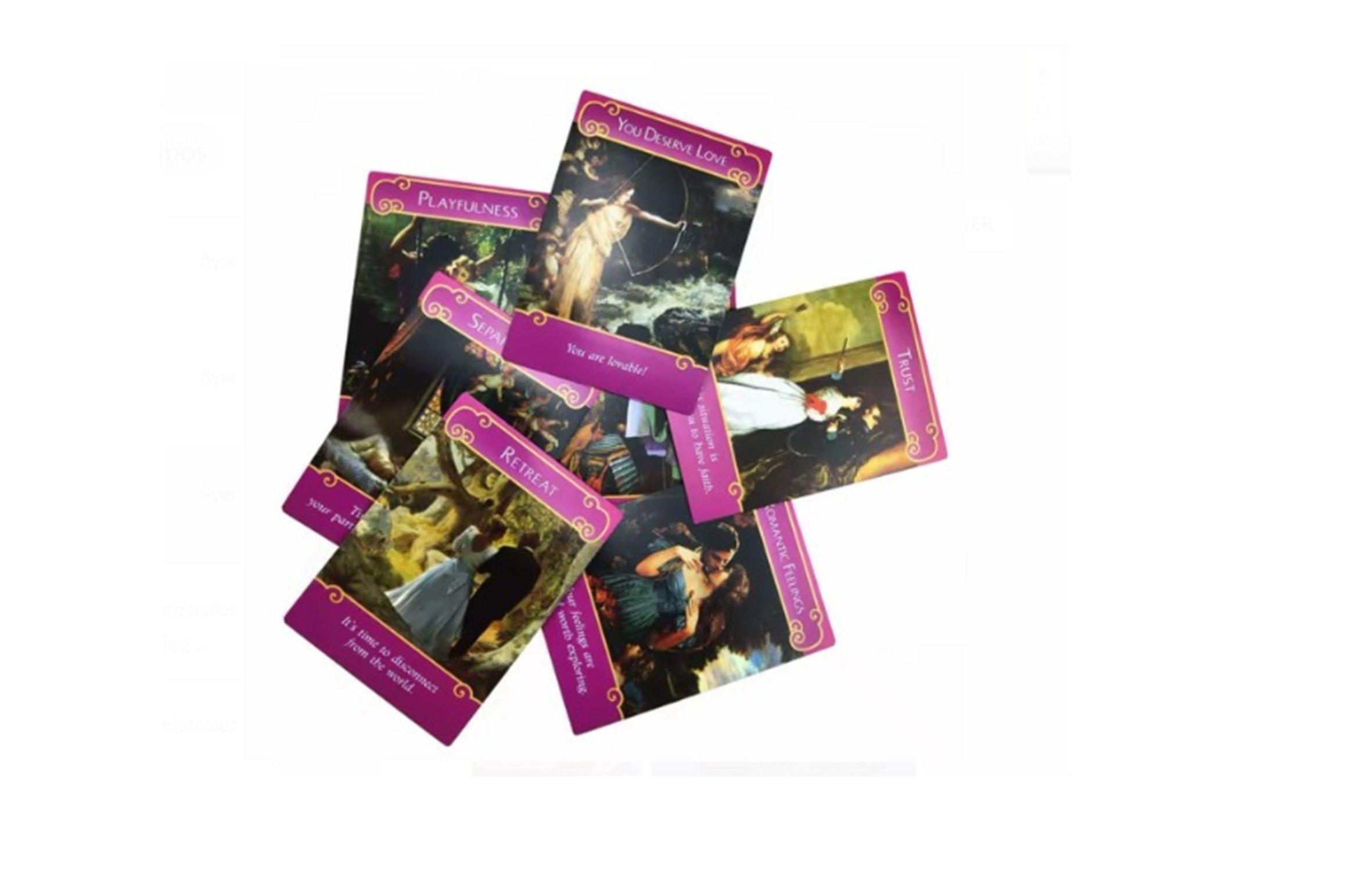 JUEGO DE 44 CARTAS ORACULO THE ROMANCE ANGELS-2
