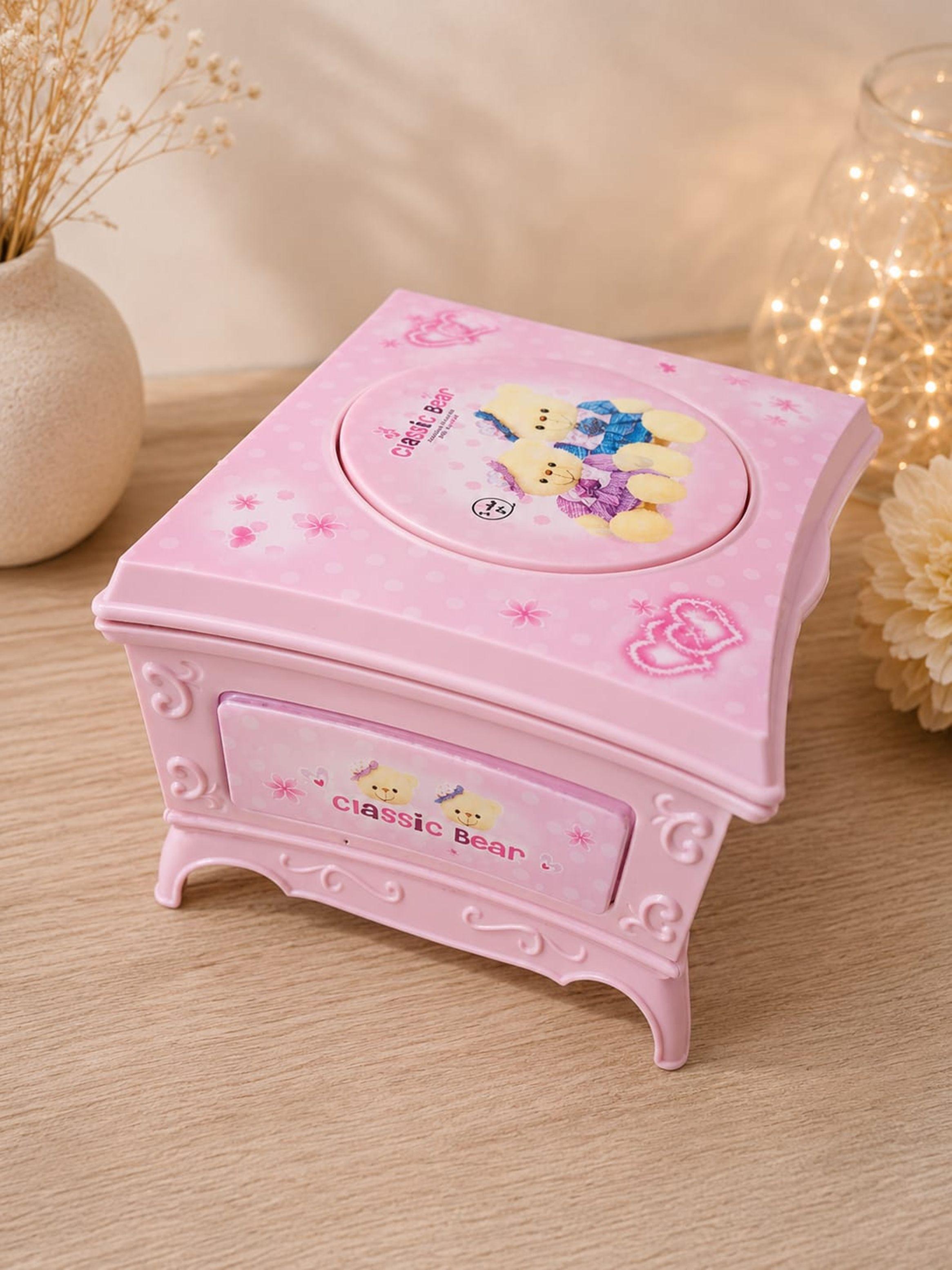 CAJA MUSICAL CON BAILARINA  JOYERO Y LUCES-6