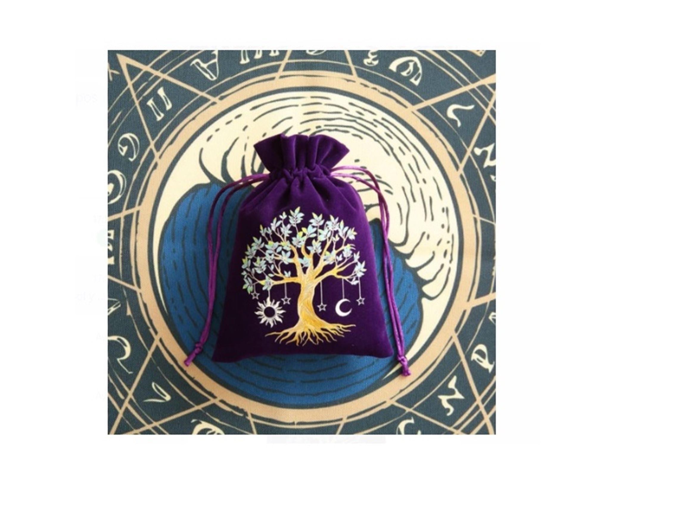 BOLSA DE TERCIOPELO ARBOL DE LA VIDA-1