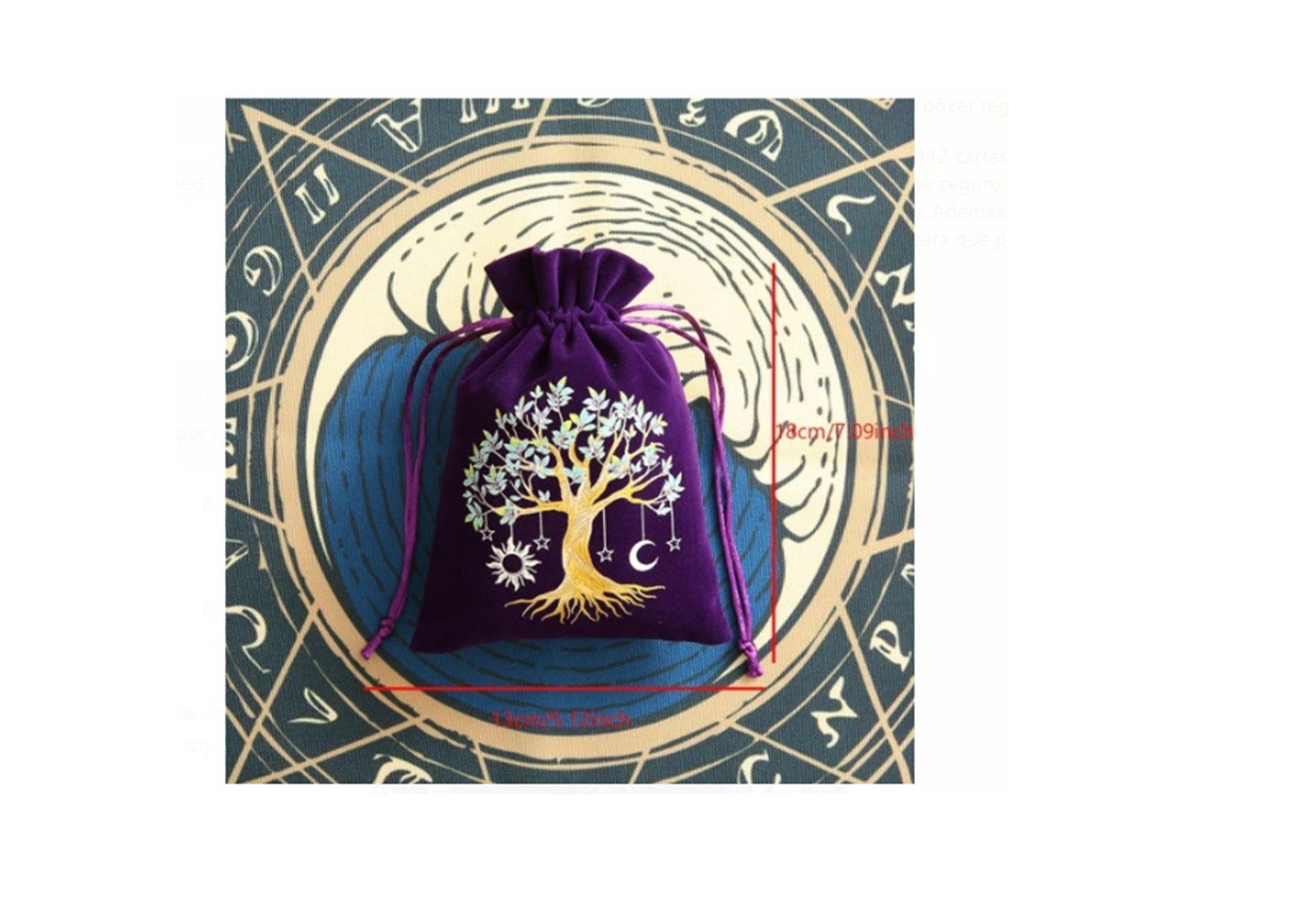BOLSA DE TERCIOPELO ARBOL DE LA VIDA-2