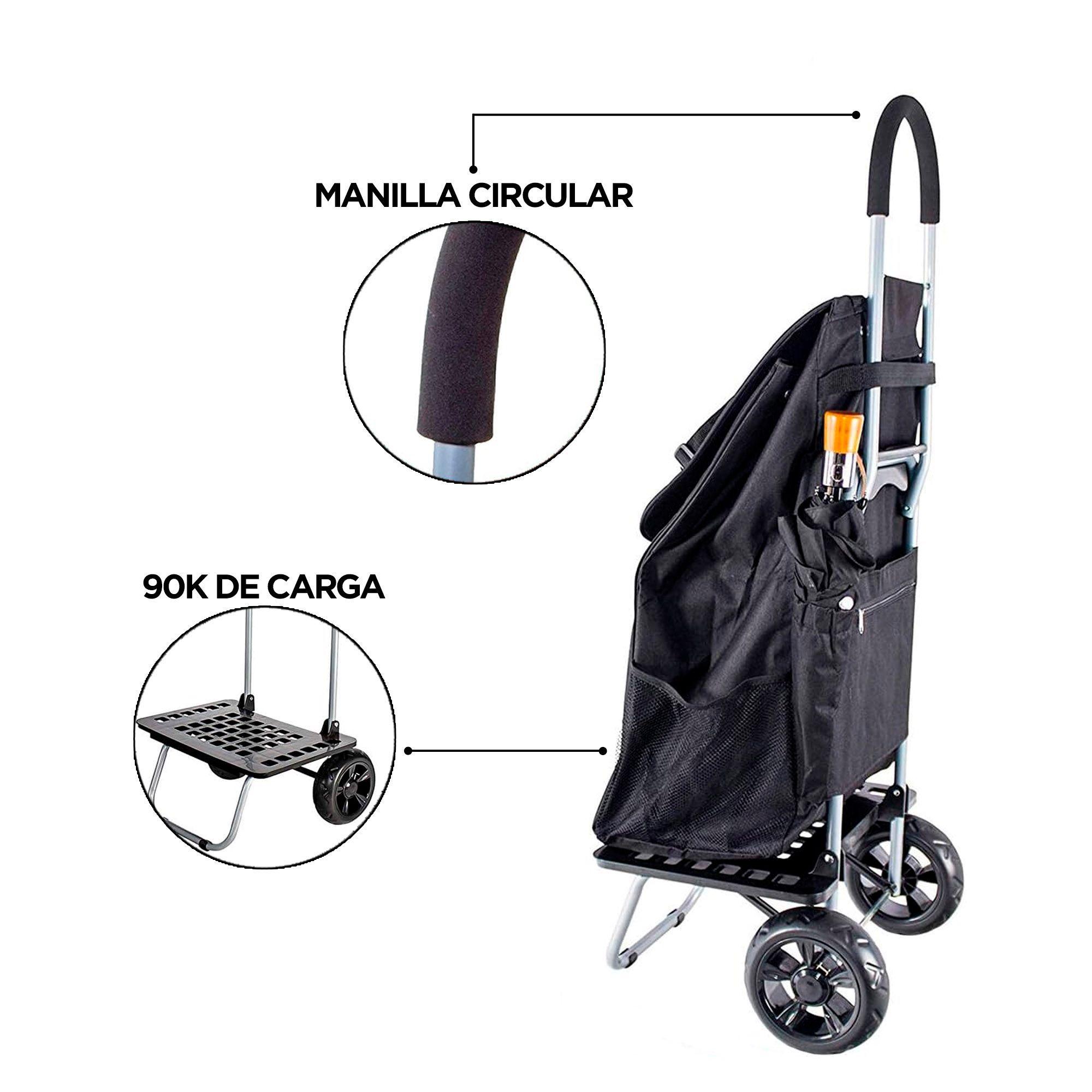 Carrito De Compras Plegable Escalador Stair Climber Trolley Dolly-2