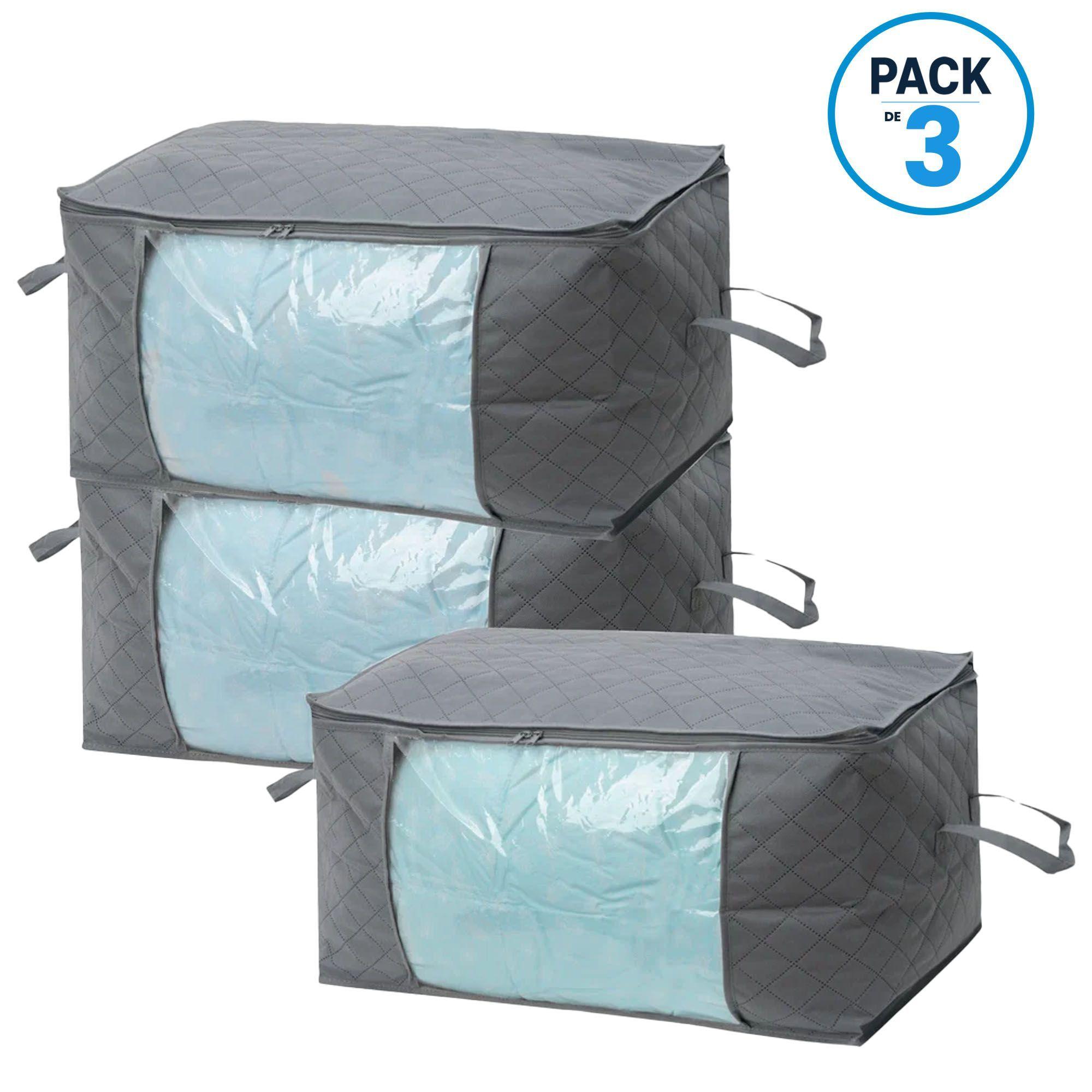 Pack 3 Bolsas Organizadoras Almacenaje Jumbo 90 Litros-0