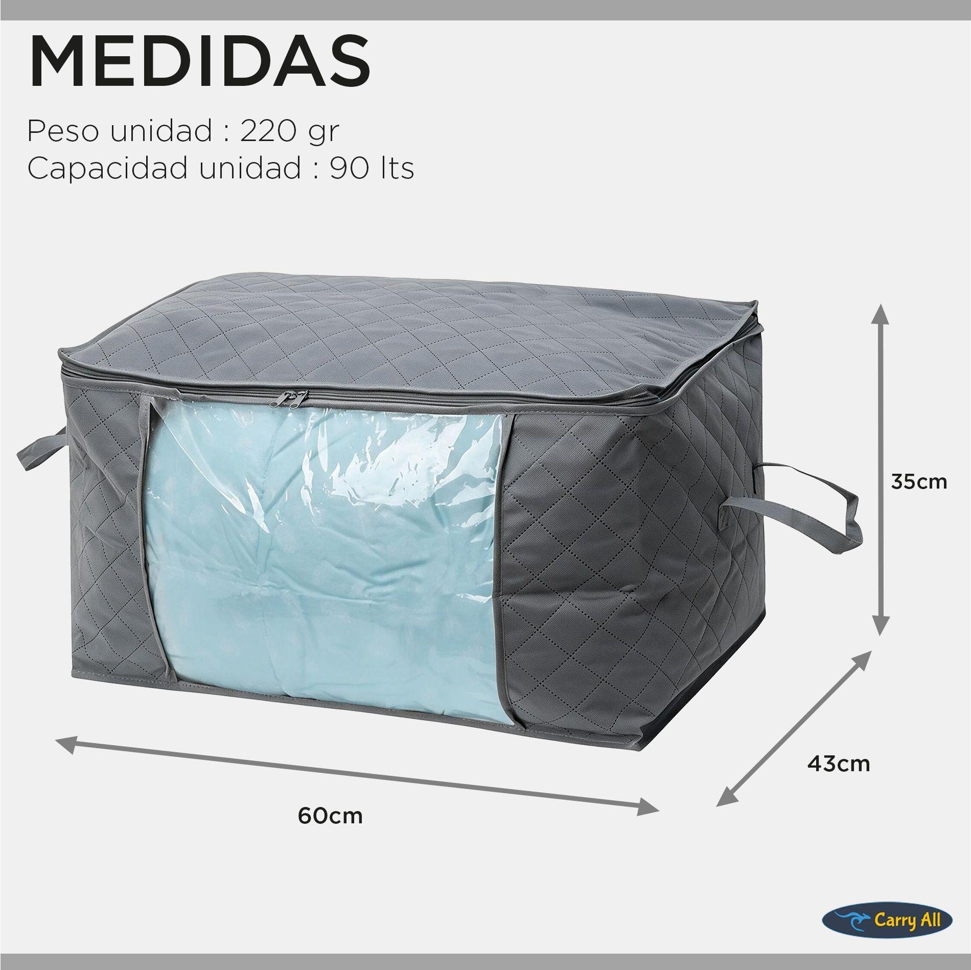 Pack 3 Bolsas Organizadoras Almacenaje Jumbo 90 Litros-4