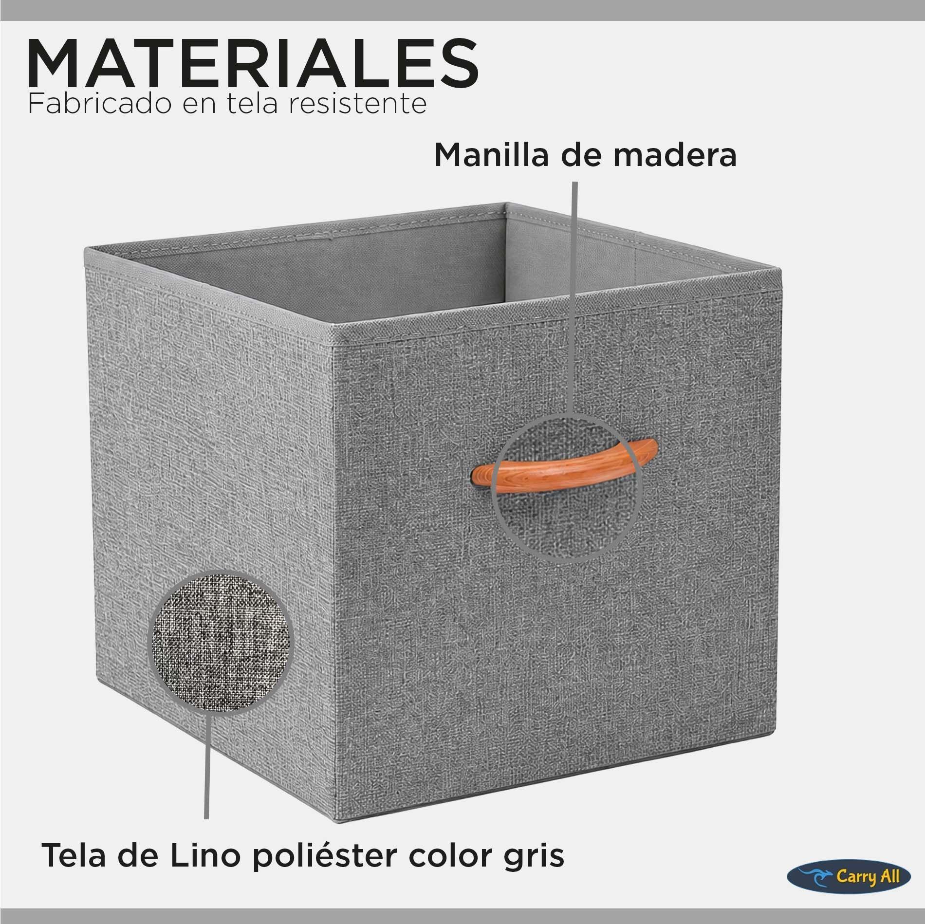 Caja Cubo Organizador Plegable De Tela -2