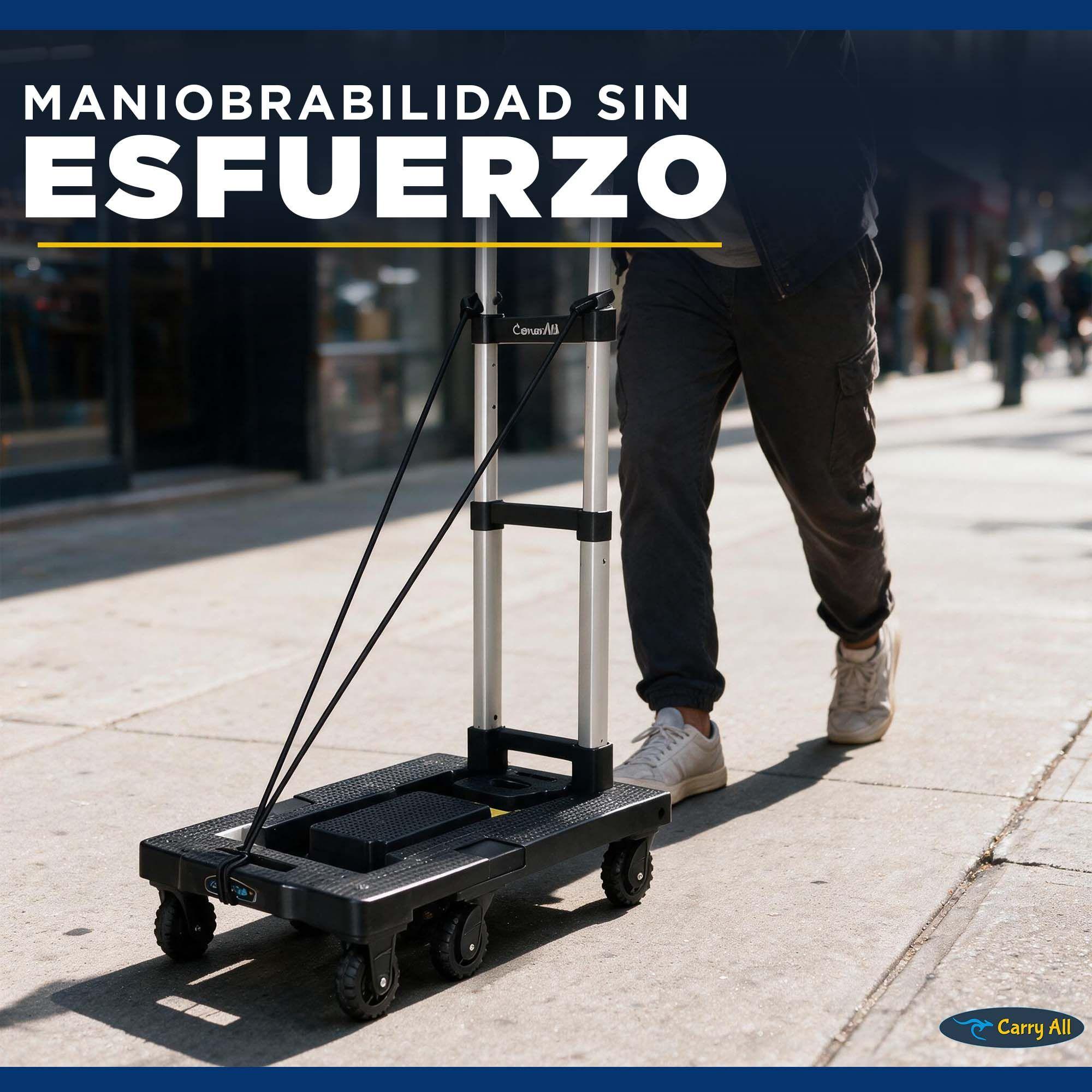 Carro Plegable De Carga Tipo Plataforma 150 Kilos 7 Ruedas Yegua-7