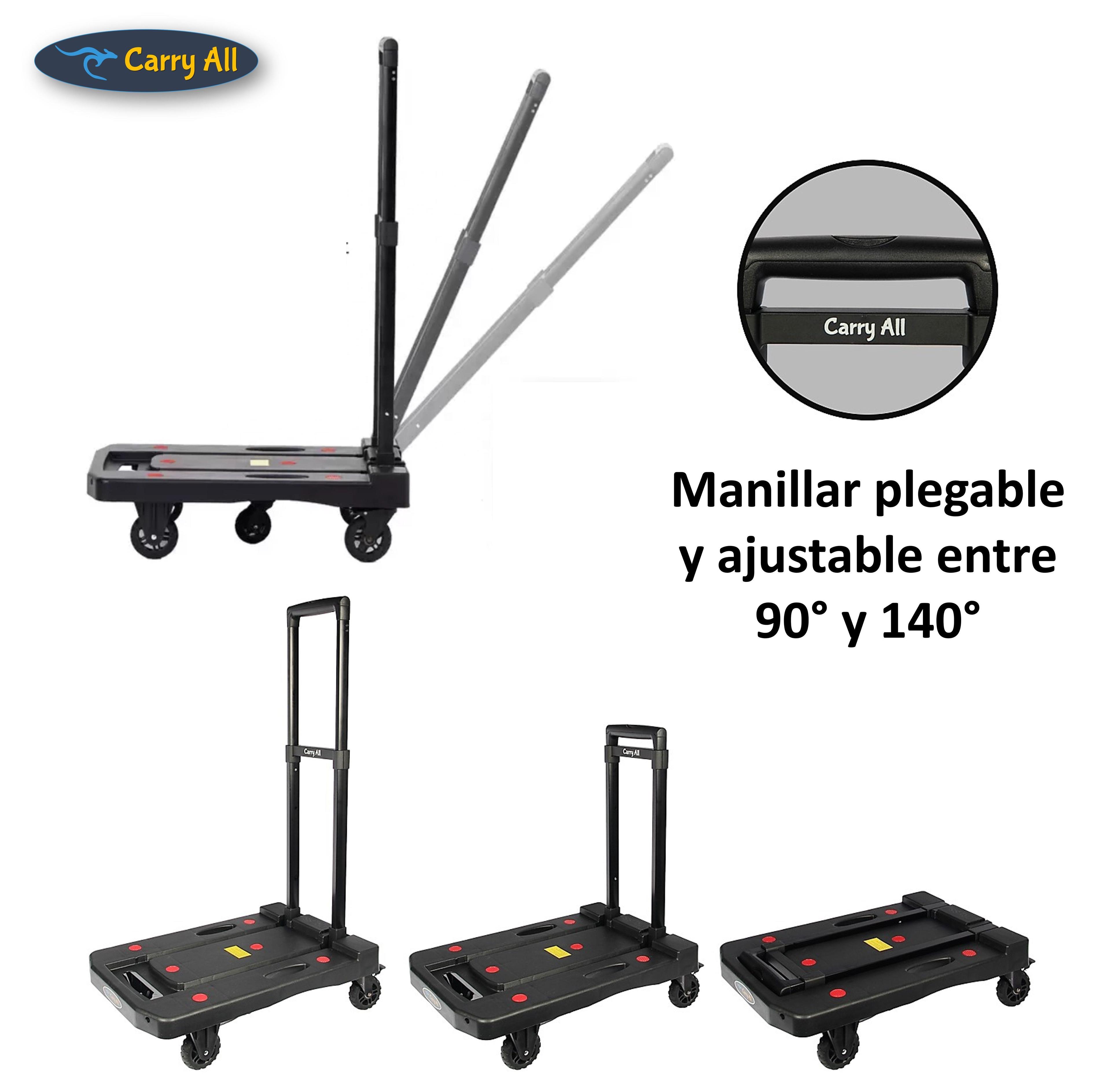 Carro Plegable De Carga Tipo Plataforma 200 Kilos 5 Ruedas Yegua-2