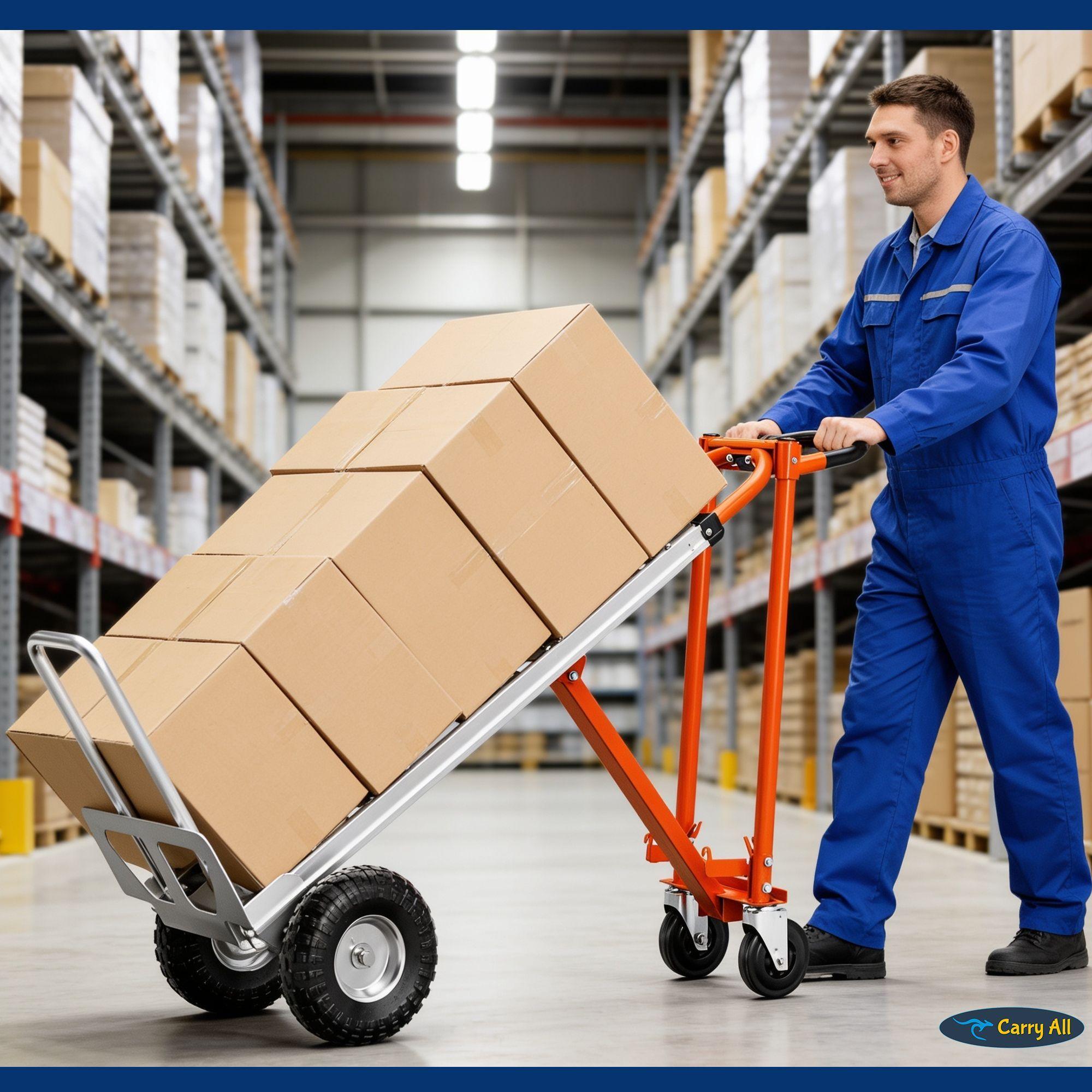 Carro De Carga Plegable 4 En 1 Titan 350 Kilos Plus Carry All Tipo Yegua O Plataforma-6