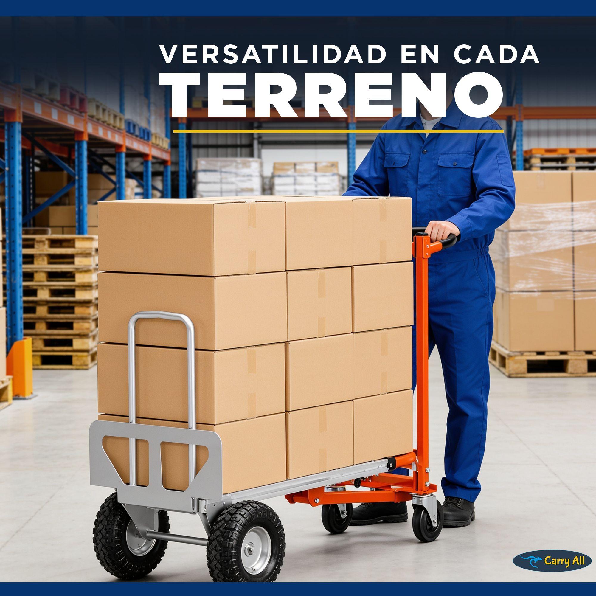 Carro De Carga Plegable 4 En 1 Titan 350 Kilos Plus Carry All Tipo Yegua O Plataforma-7
