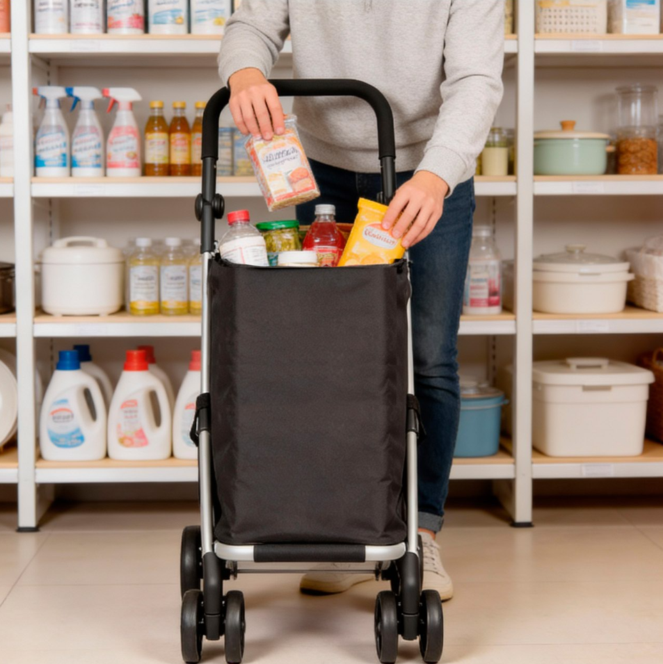 Carrito de Compras Premium Plegable Feria Gympie 55 Litros Bolso Cooler-1