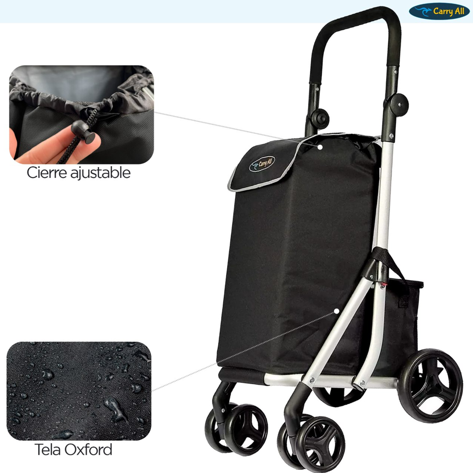 Carrito de Compras Premium Plegable Feria Gympie 55 Litros Bolso Cooler-2