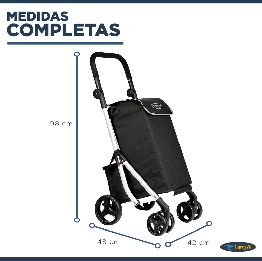 Carrito de Compras Premium Plegable Feria Gympie 55 Litros Bolso Cooler-5