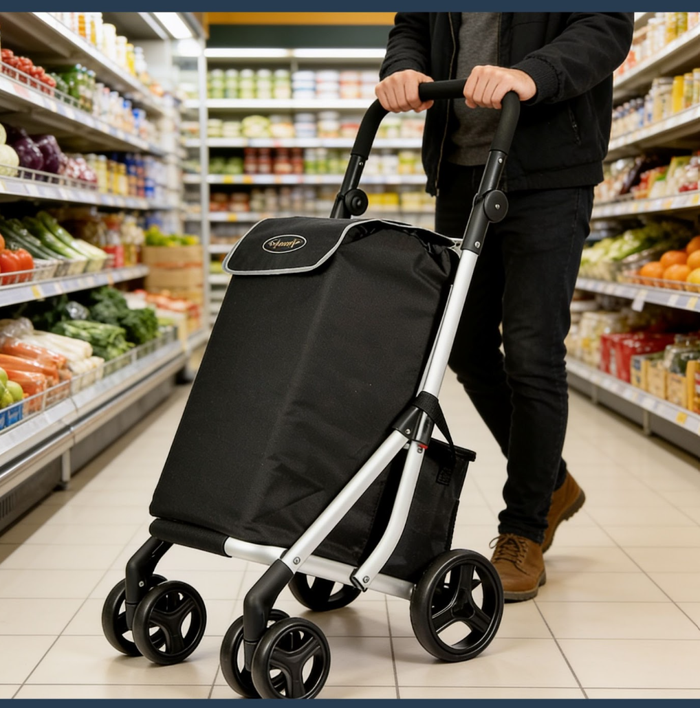 Carrito de Compras Premium Plegable Feria Gympie 55 Litros Bolso Cooler-9