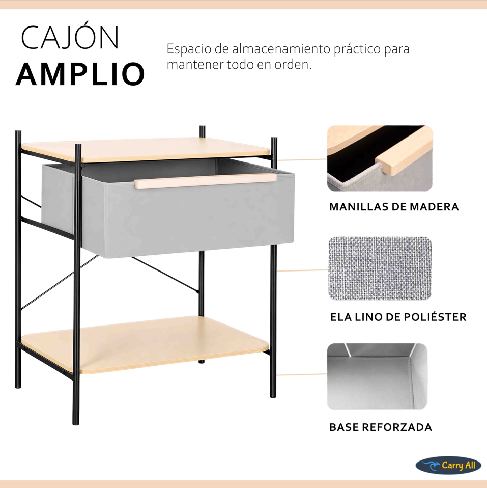 Velador 2 Niveles Carry All® Línea Minimalist -2