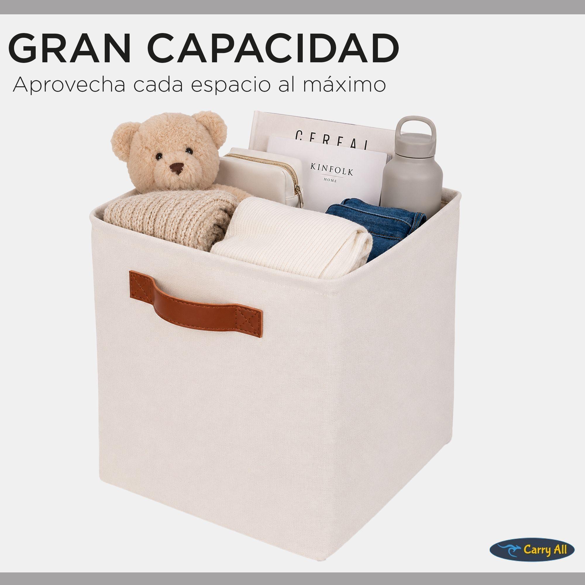 Cesta Organizadora Plegable Carry All De Lino S-2