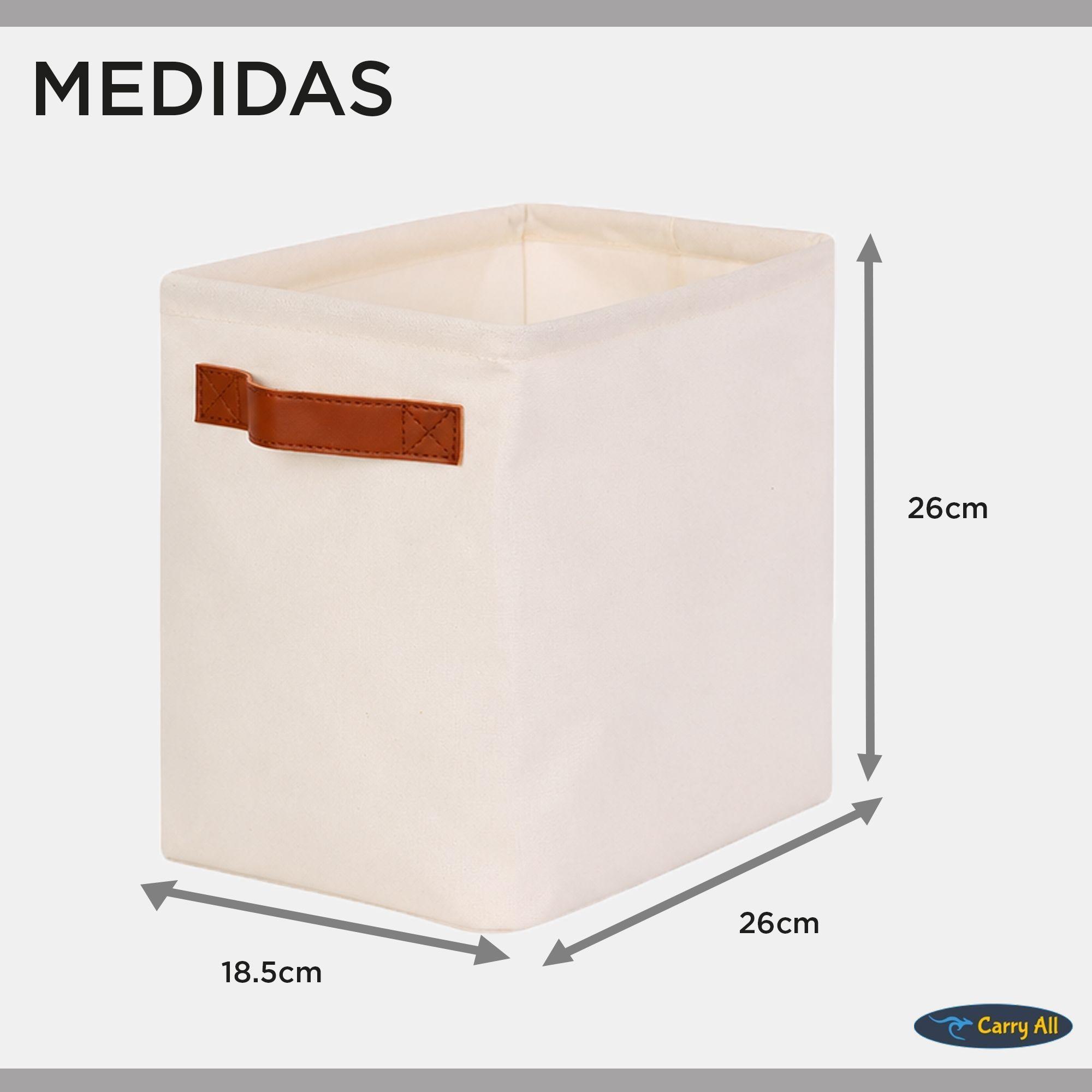 Cesta Organizadora Plegable Carry All De Lino S-3