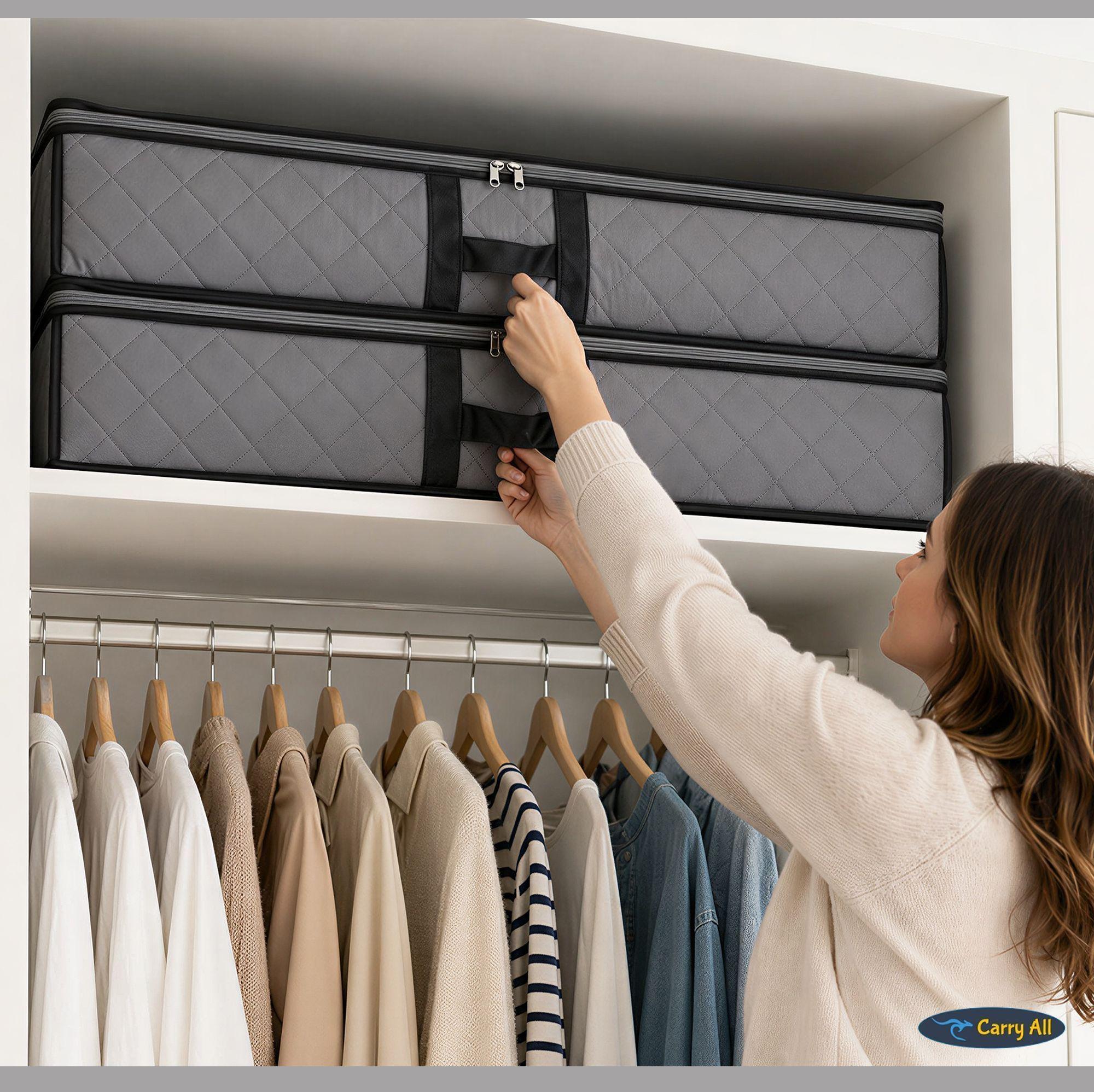 Pack 2 Organizadores Bajo Cama Carry All® 75 Litros -6