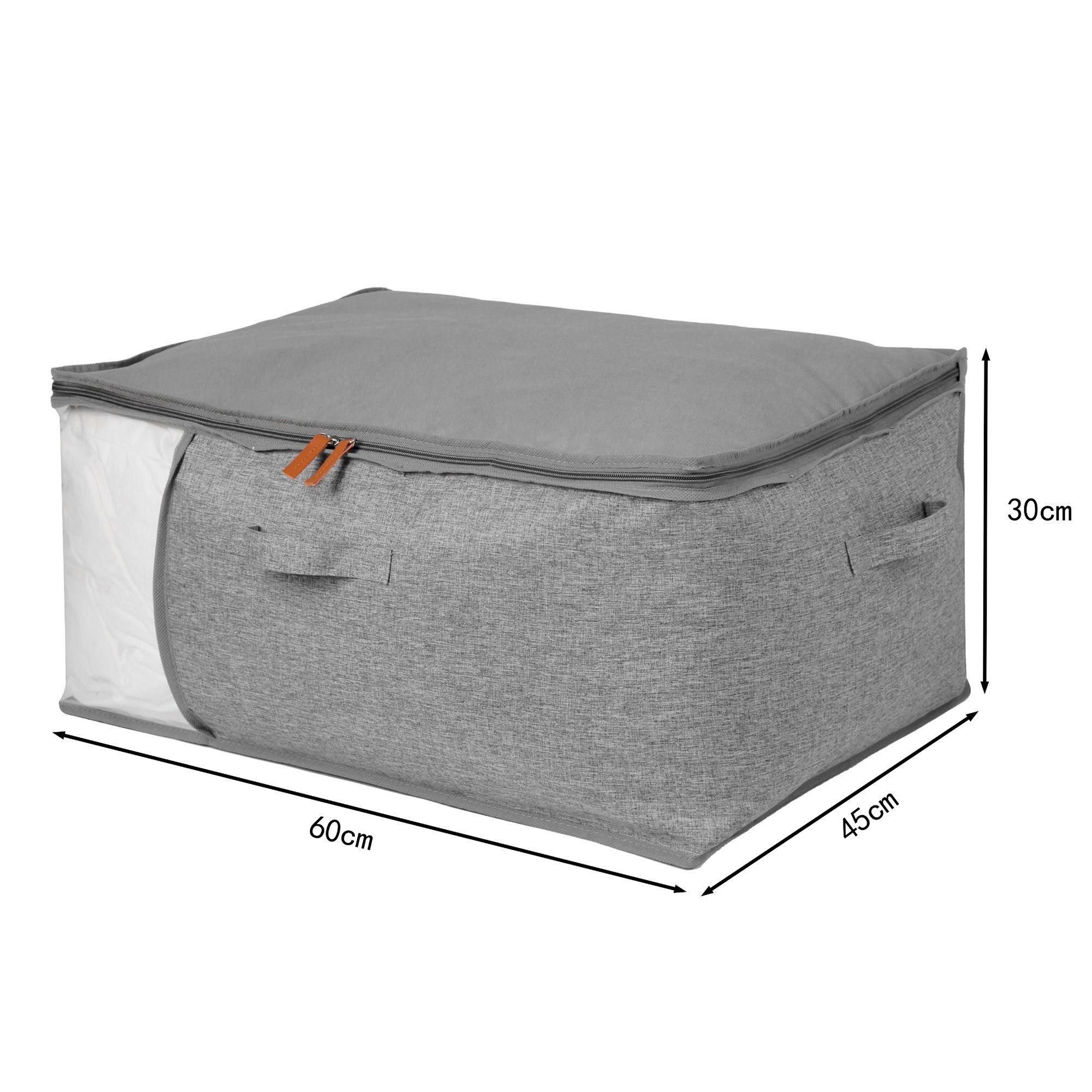 Pack 3 Bolsos Organizadores Almacenaje Jumbo 85 Lts. Bolsa Ropa Cama-4