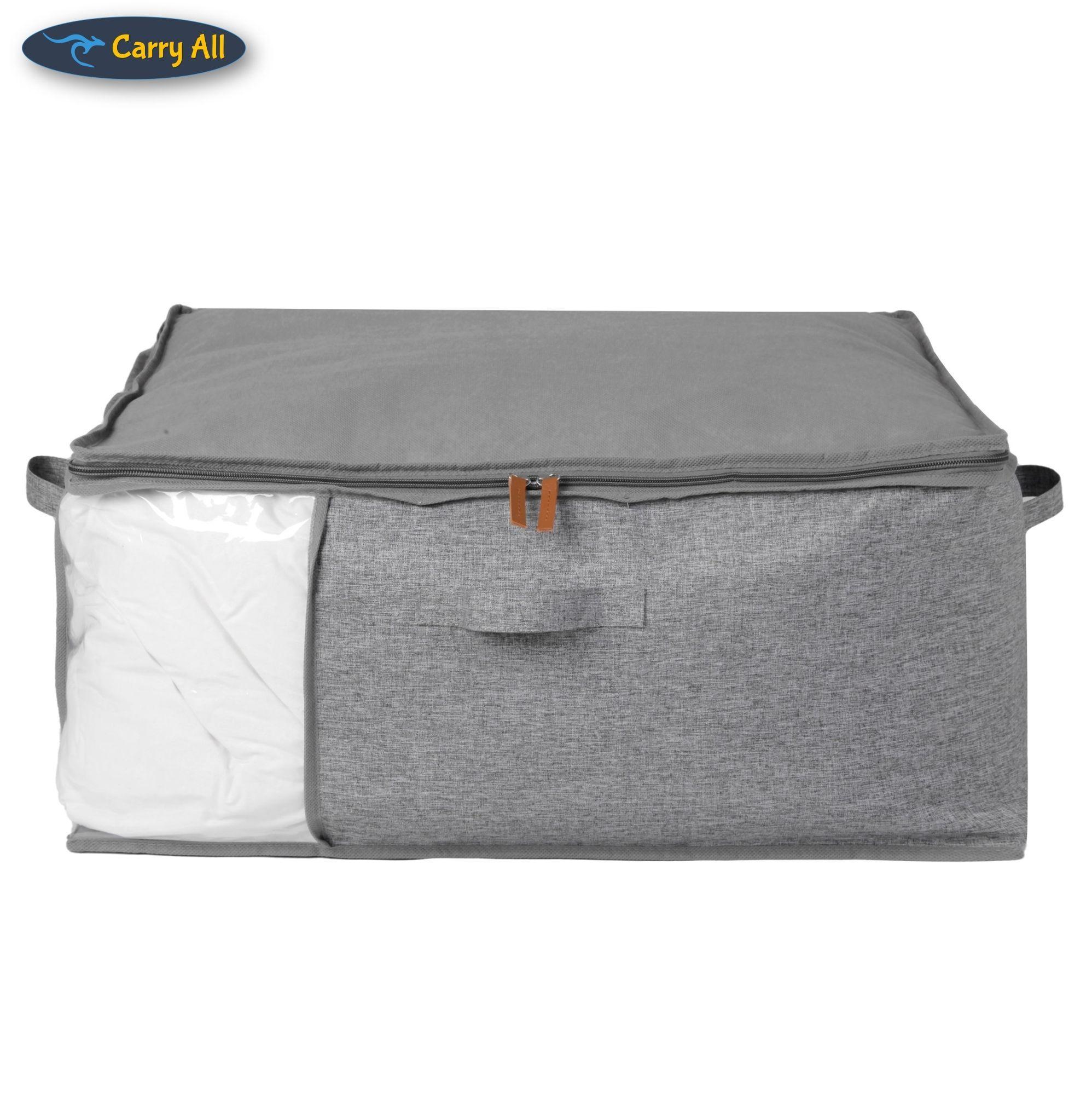 Pack 3 Bolsos Organizadores Almacenaje Jumbo 85 Lts. Bolsa Ropa Cama-5