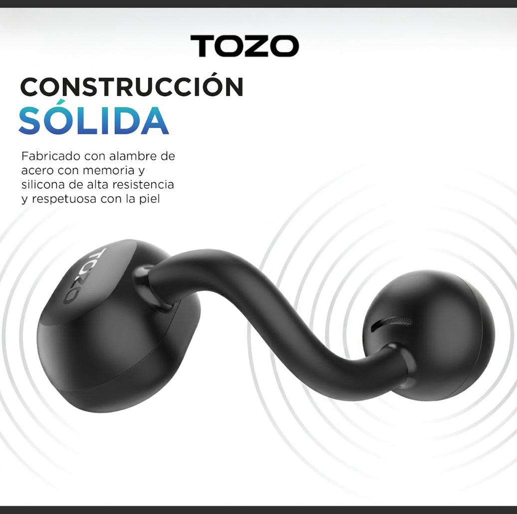 Audífonos Inalámbricos Open Ear TOZO Open Rhyme TWS 40H IPX5 Bluetooth-2