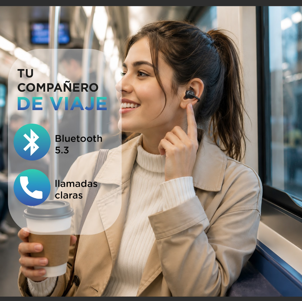 Audífonos Inalámbricos Open Ear TOZO Open Rhyme TWS 40H IPX5 Bluetooth-6