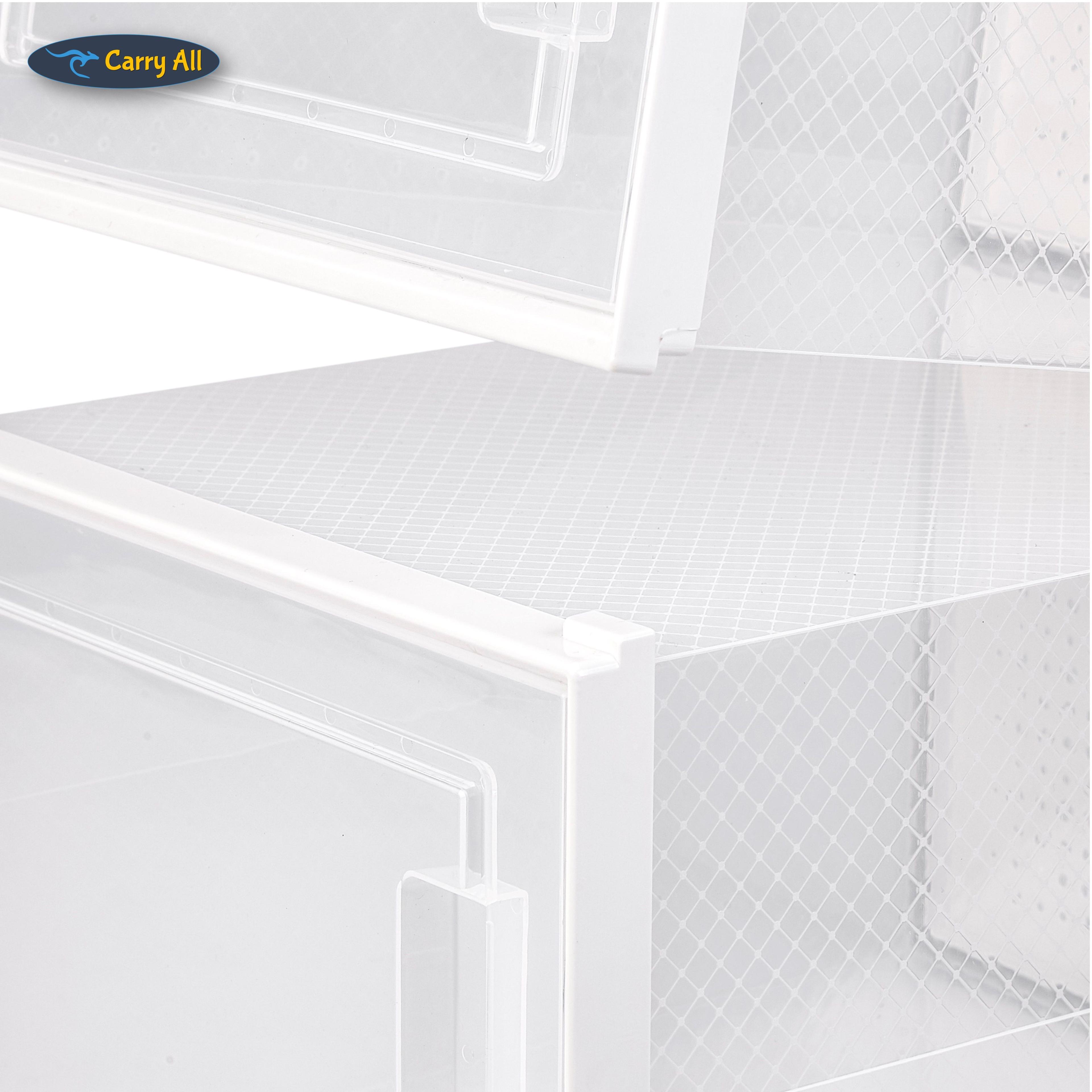 Pack 6 Cajas Organizadoras Zapatos Ropa Varios Apilables Zapatera Talla M-3
