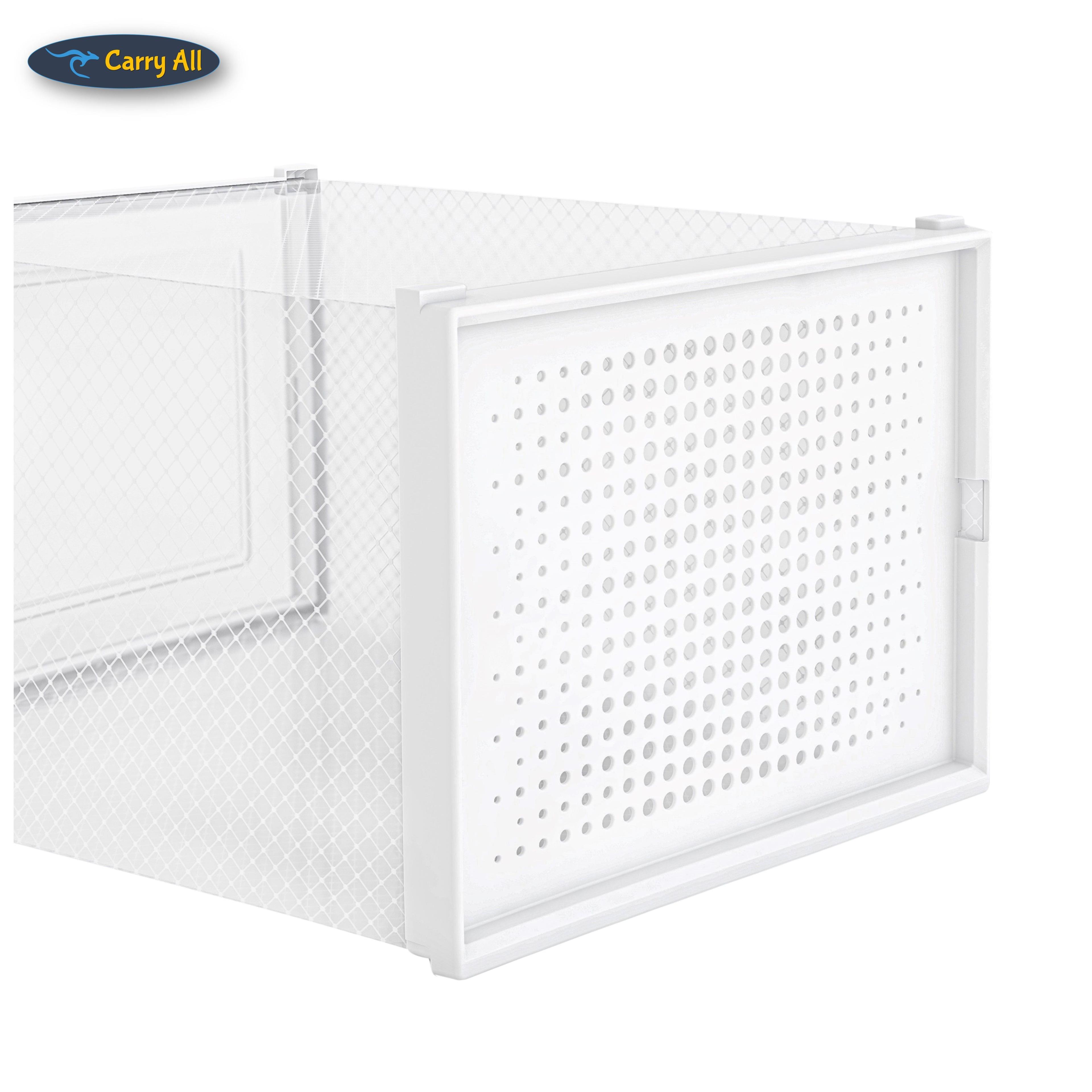 Pack 6 Cajas Organizadoras Zapatos Ropa Varios Apilables Zapatera Talla M-2