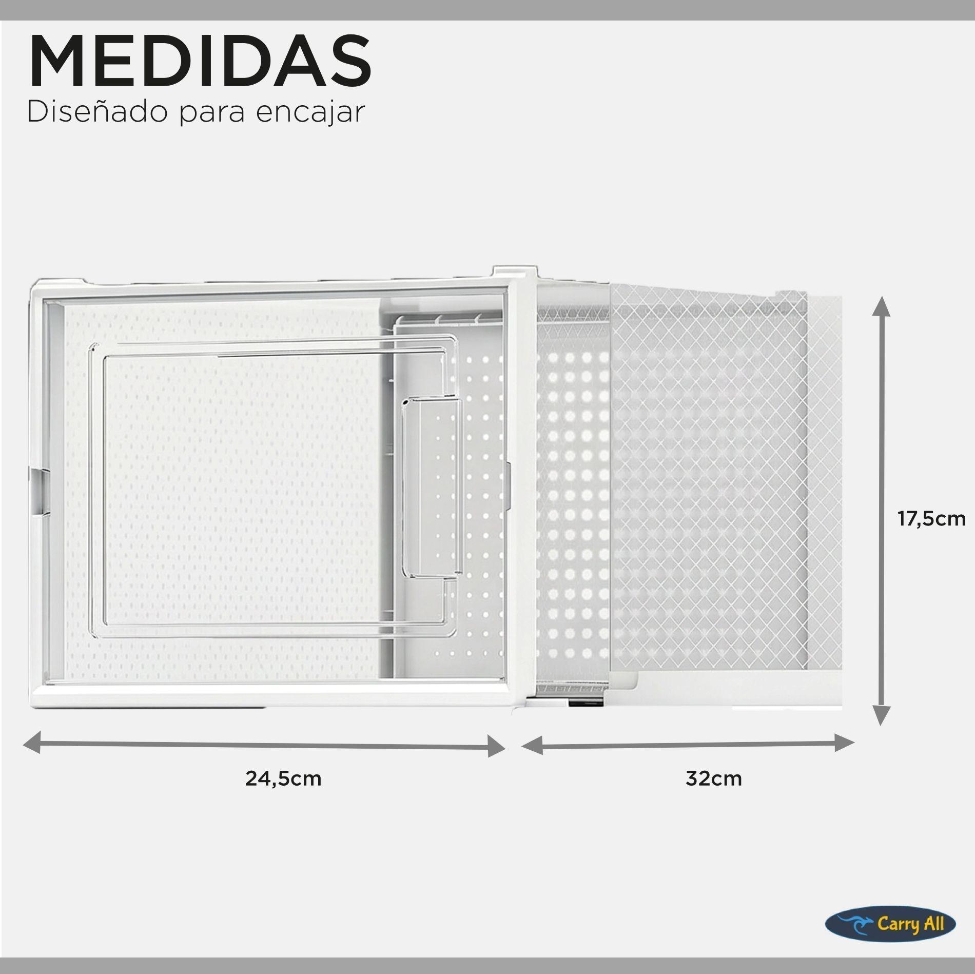 Pack 6 Cajas Organizadoras Zapatos Ropa Varios Apilables Zapatera Talla M-4