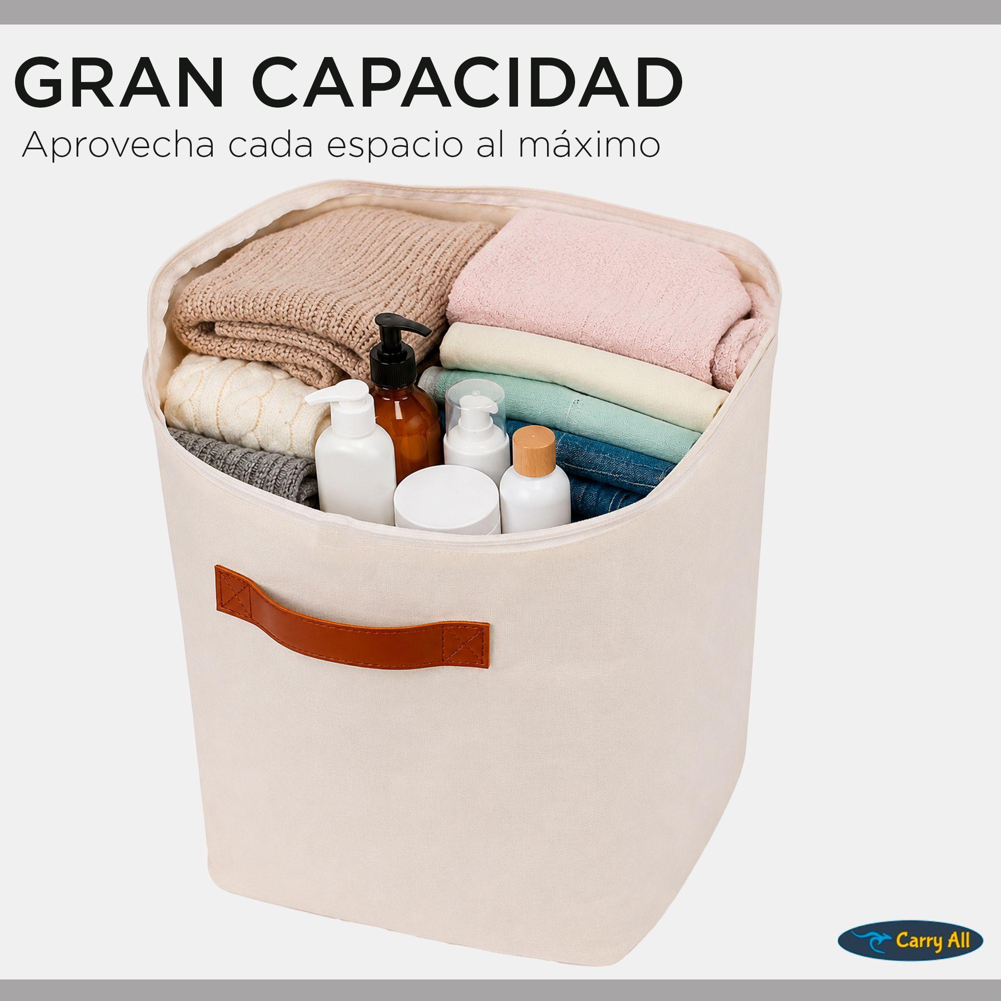 Pack 4 Bolsas Organizadoras Plegables Carry All De Lino S-2