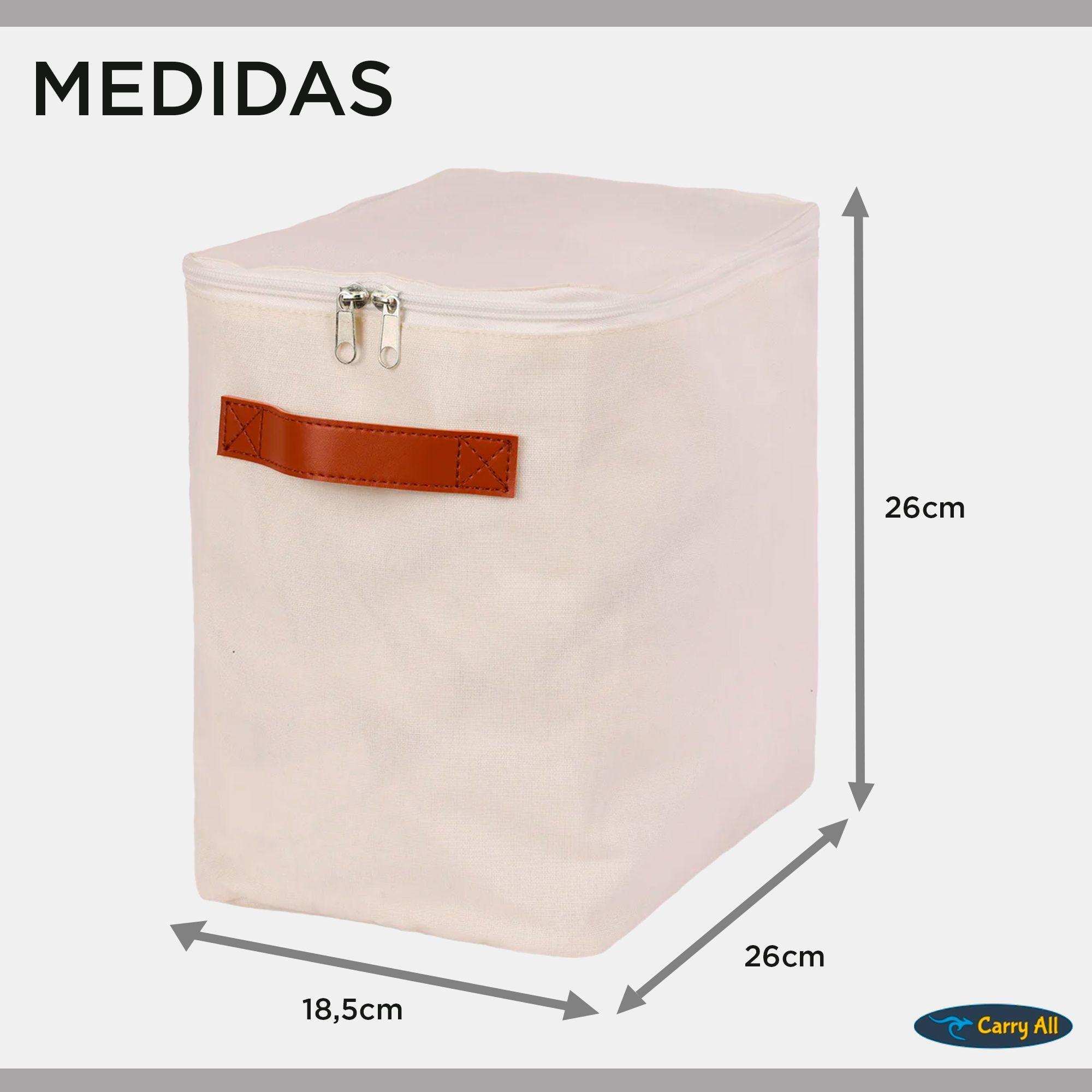 Pack 4 Bolsas Organizadoras Plegables Carry All De Lino S-3