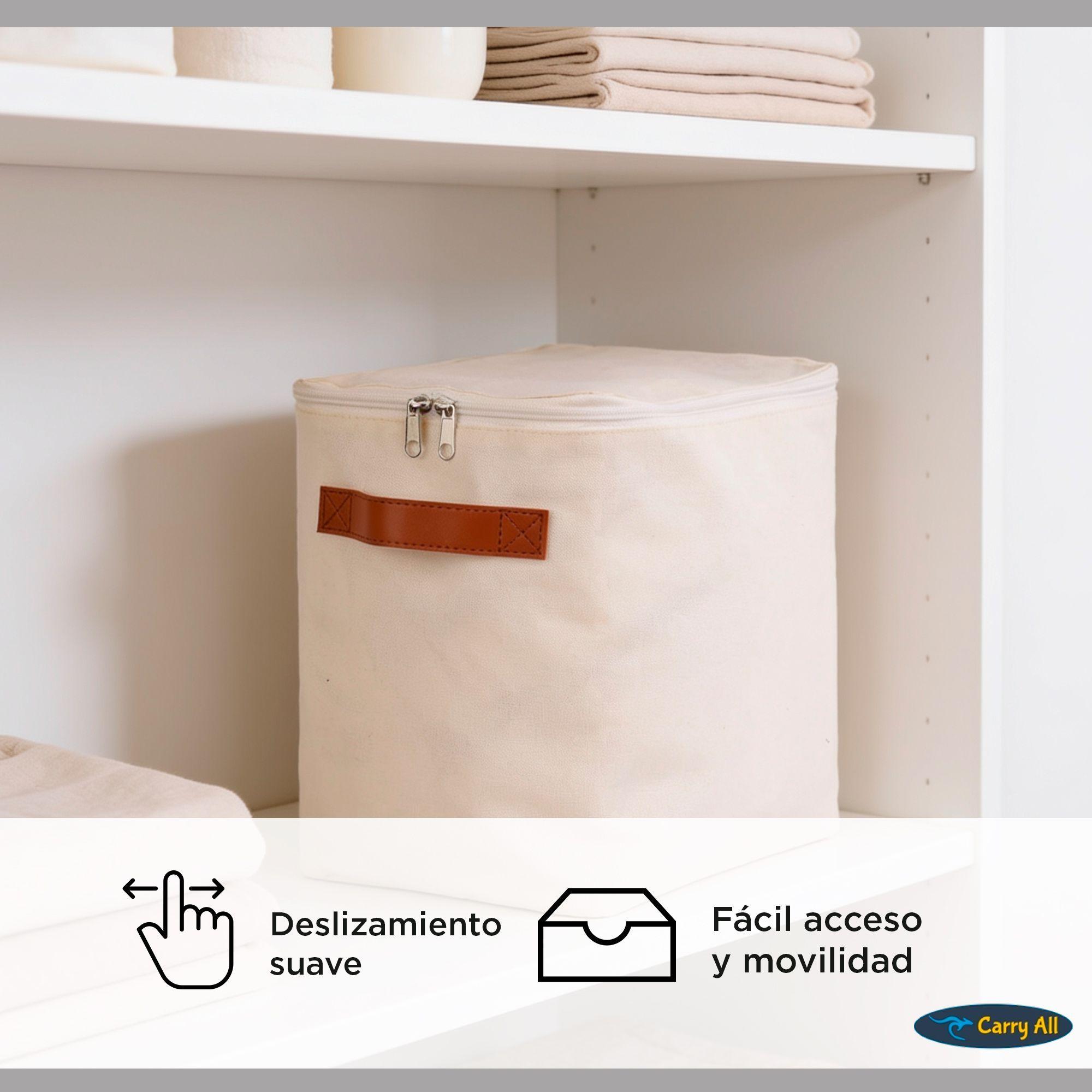 Pack 4 Bolsas Organizadoras Plegables Carry All De Lino S-4