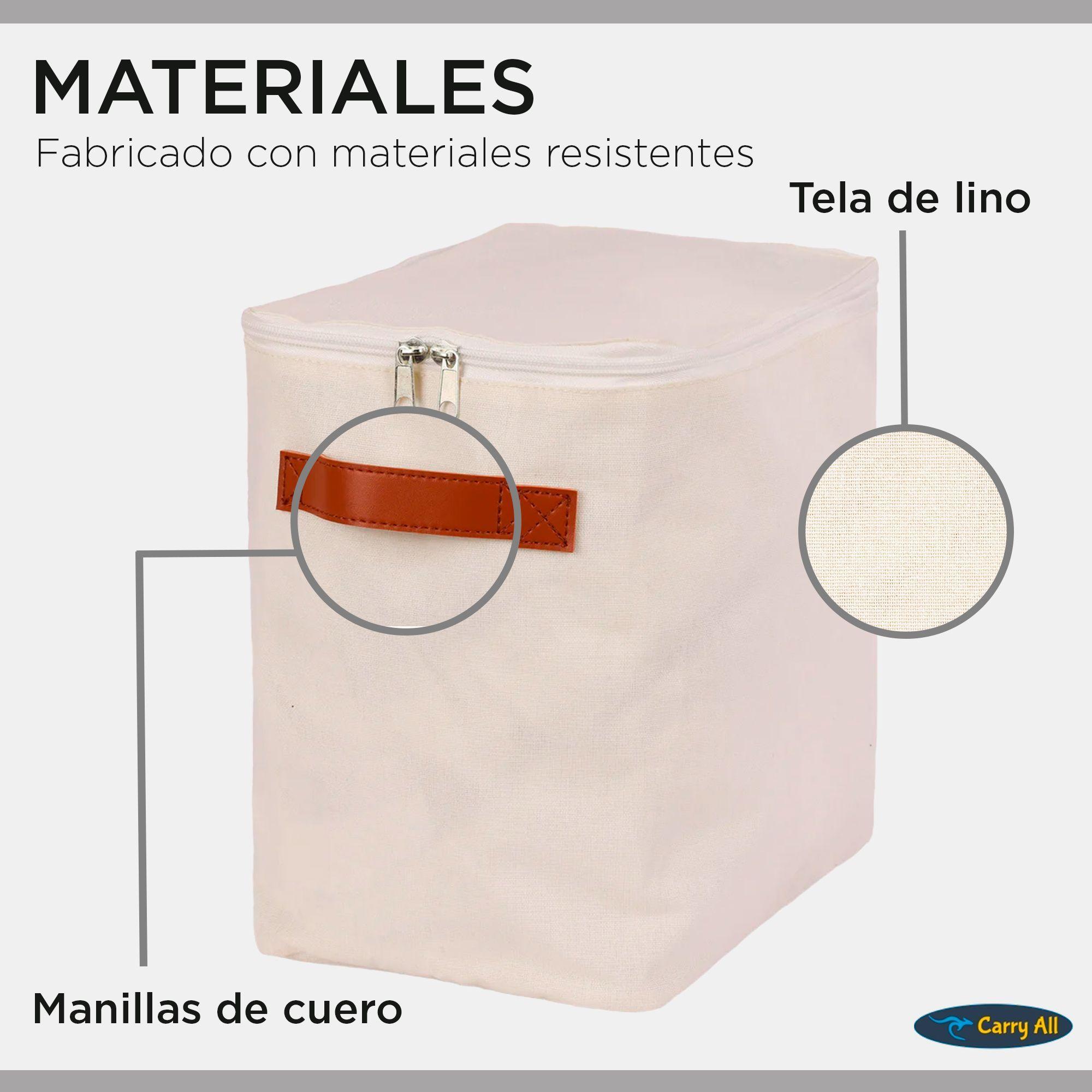 Pack 4 Bolsas Organizadoras Plegables Carry All De Lino S-5