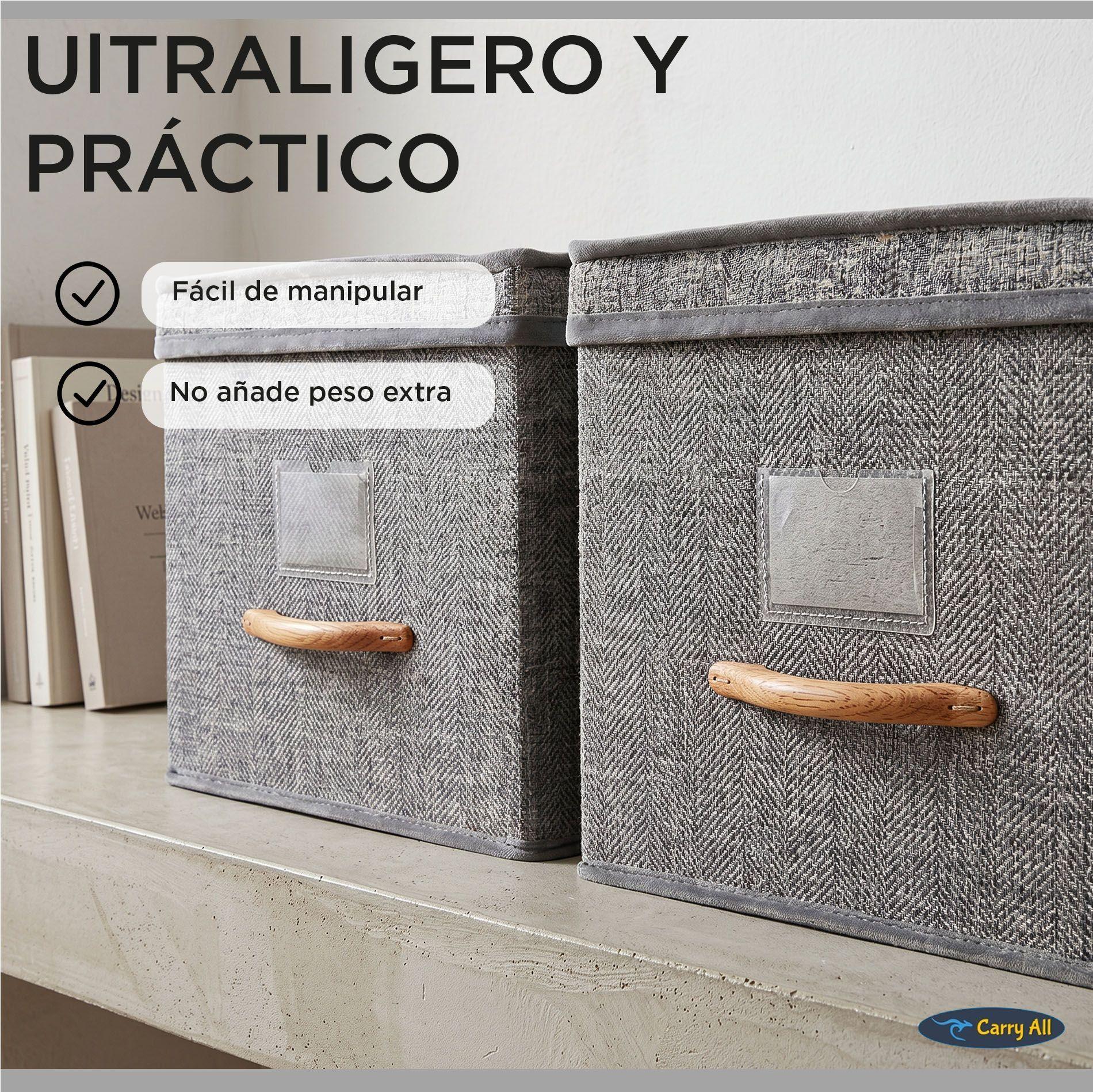 Pack 2 Cajas Organizadoras Plegables Closet Ropa Accs. Large-7