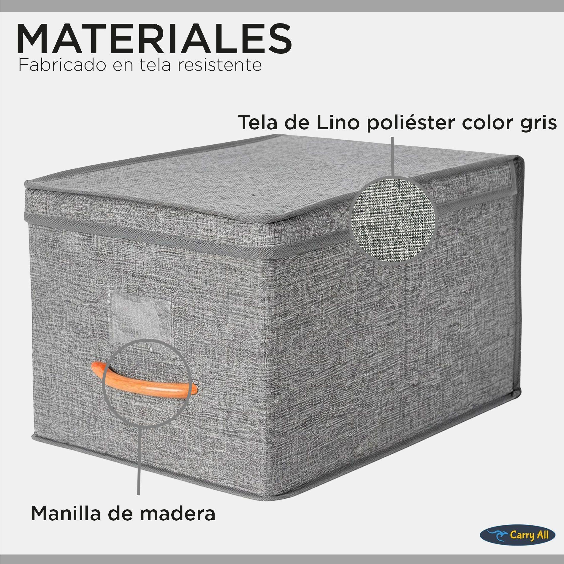 Pack 2 Cajas Organizadoras Plegables Closet Ropa Accs. Large-2