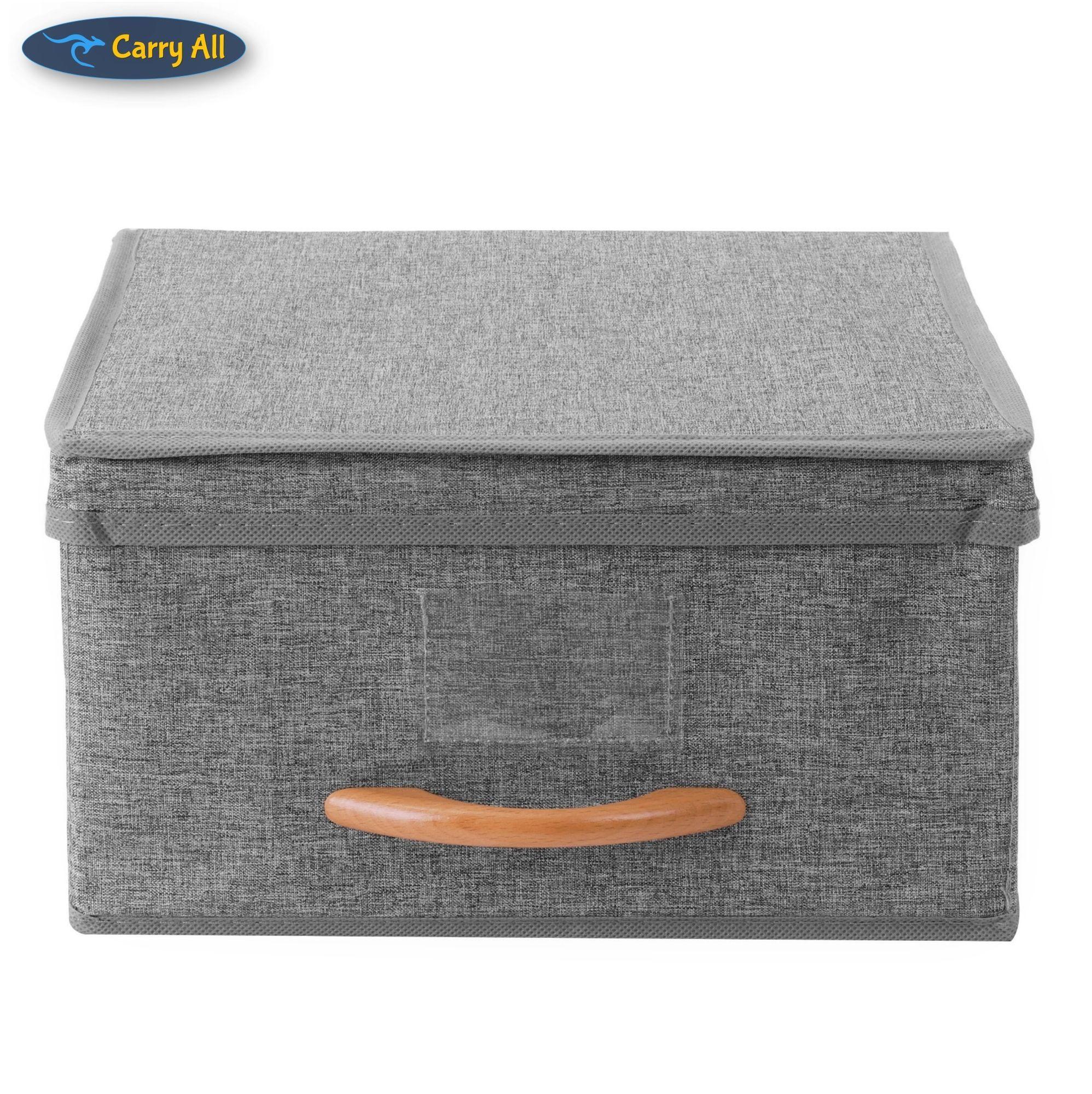 Pack 3 Cajas Organizadoras Plegables Closet Ropa Varios (S)-3
