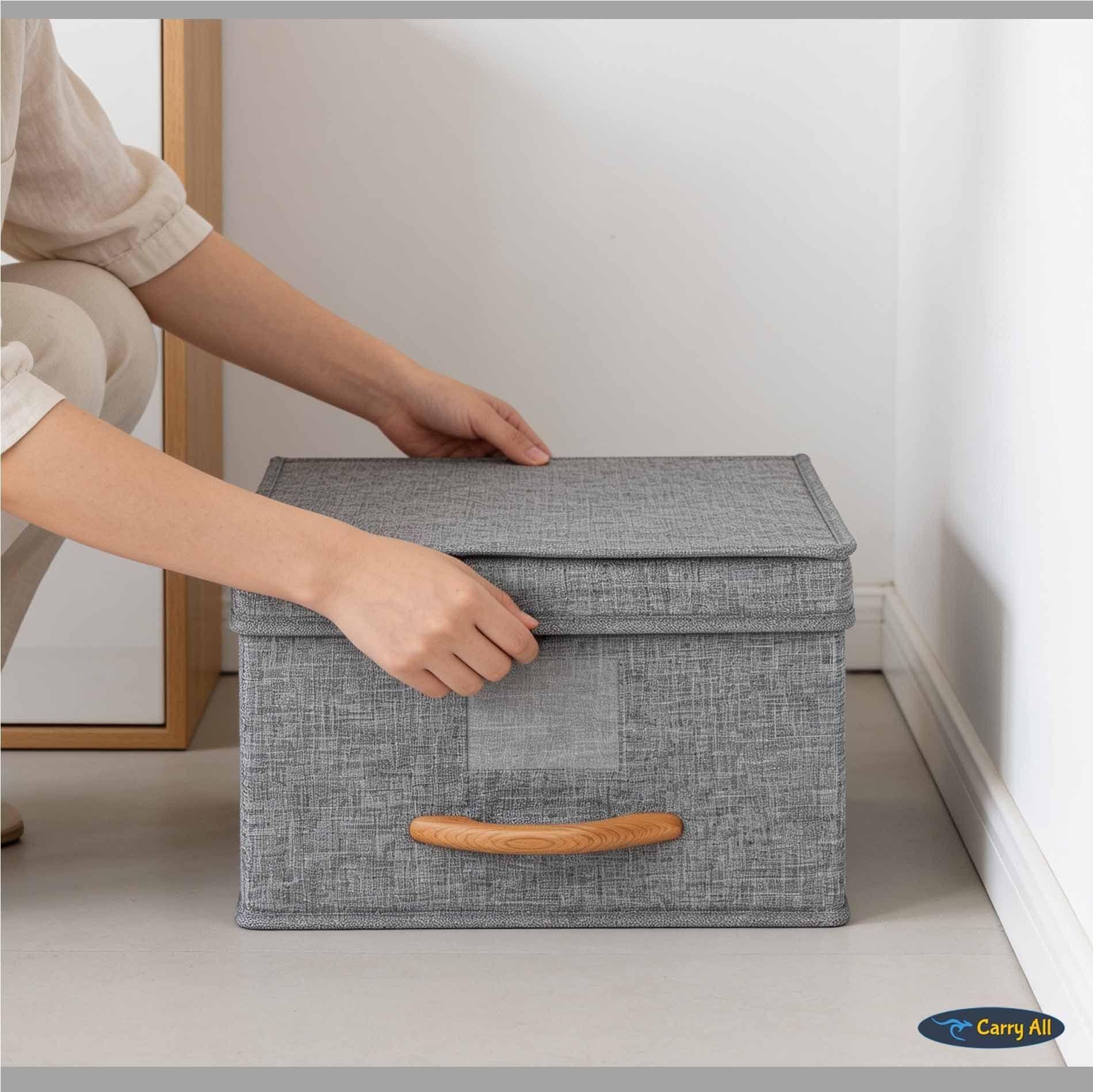 Pack 3 Cajas Organizadoras Plegables Closet Ropa Varios (S)-7
