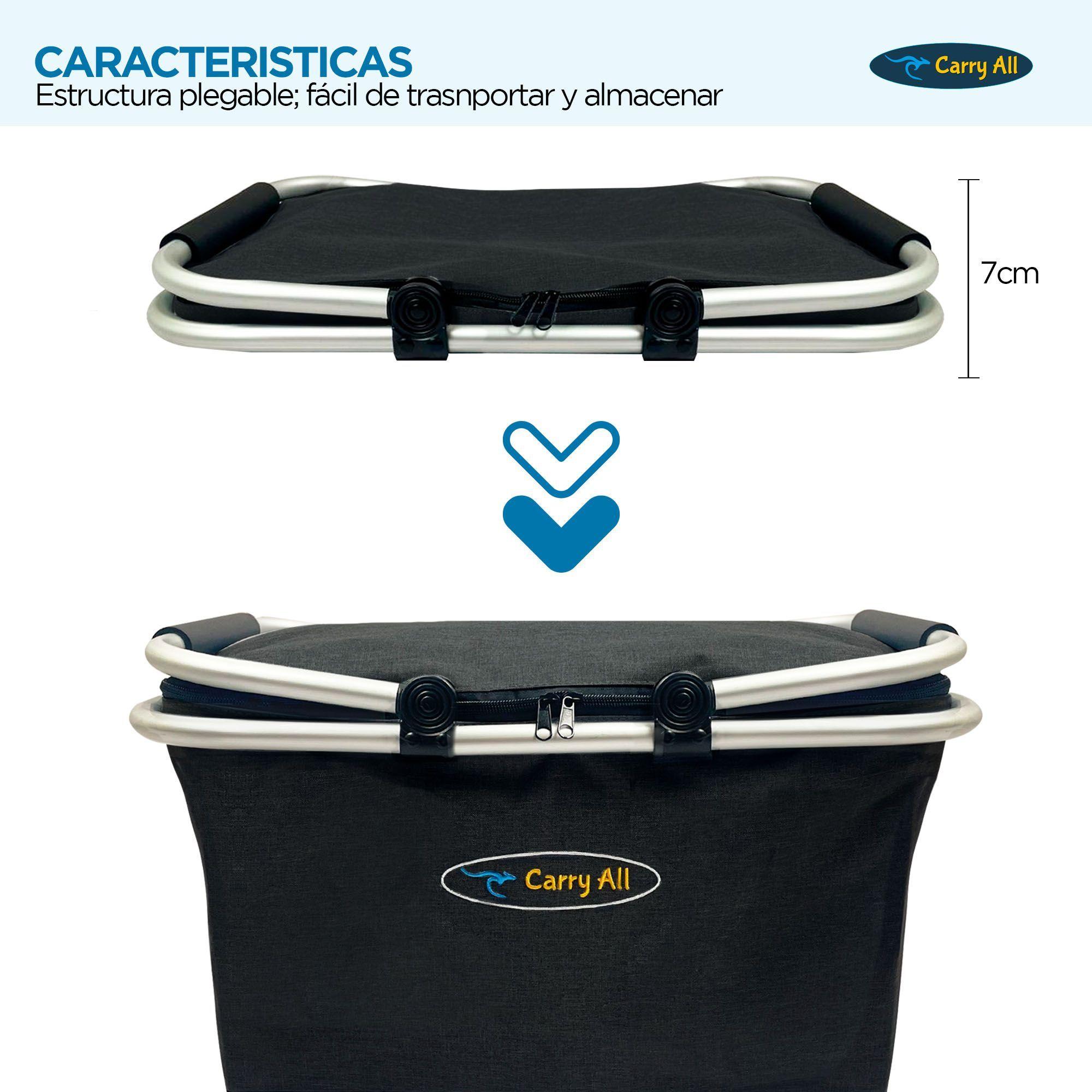 Canasto Cesta Plegable  27 Litros Carry All® -3
