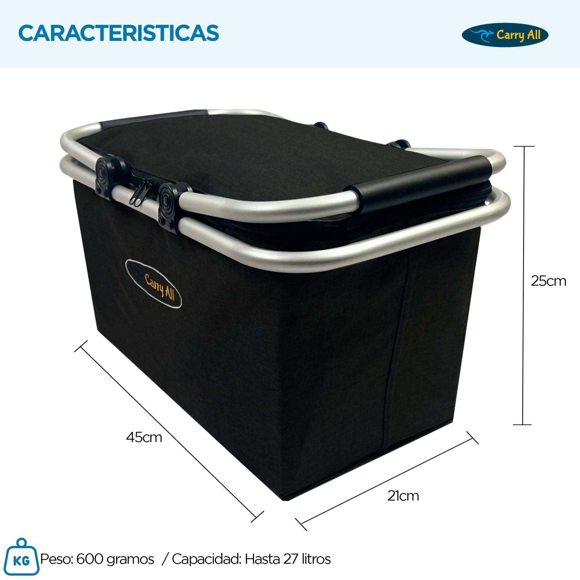Canasto Cesta Plegable  27 Litros Carry All® -4