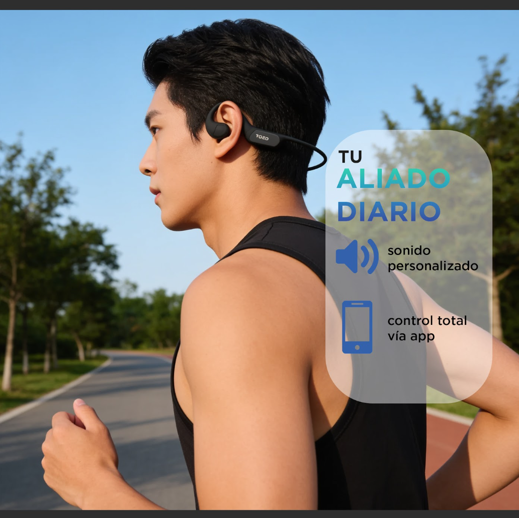 Audífonos Open Ear TOZO OpenReal Deportivos 5.3 16H Bluetooth-4