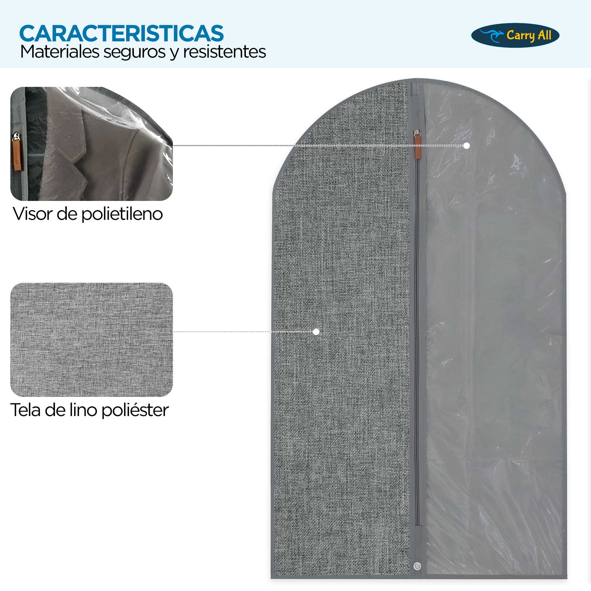 Cubre Traje Funda Ropa Ternos Carry All® Suit Bag -2