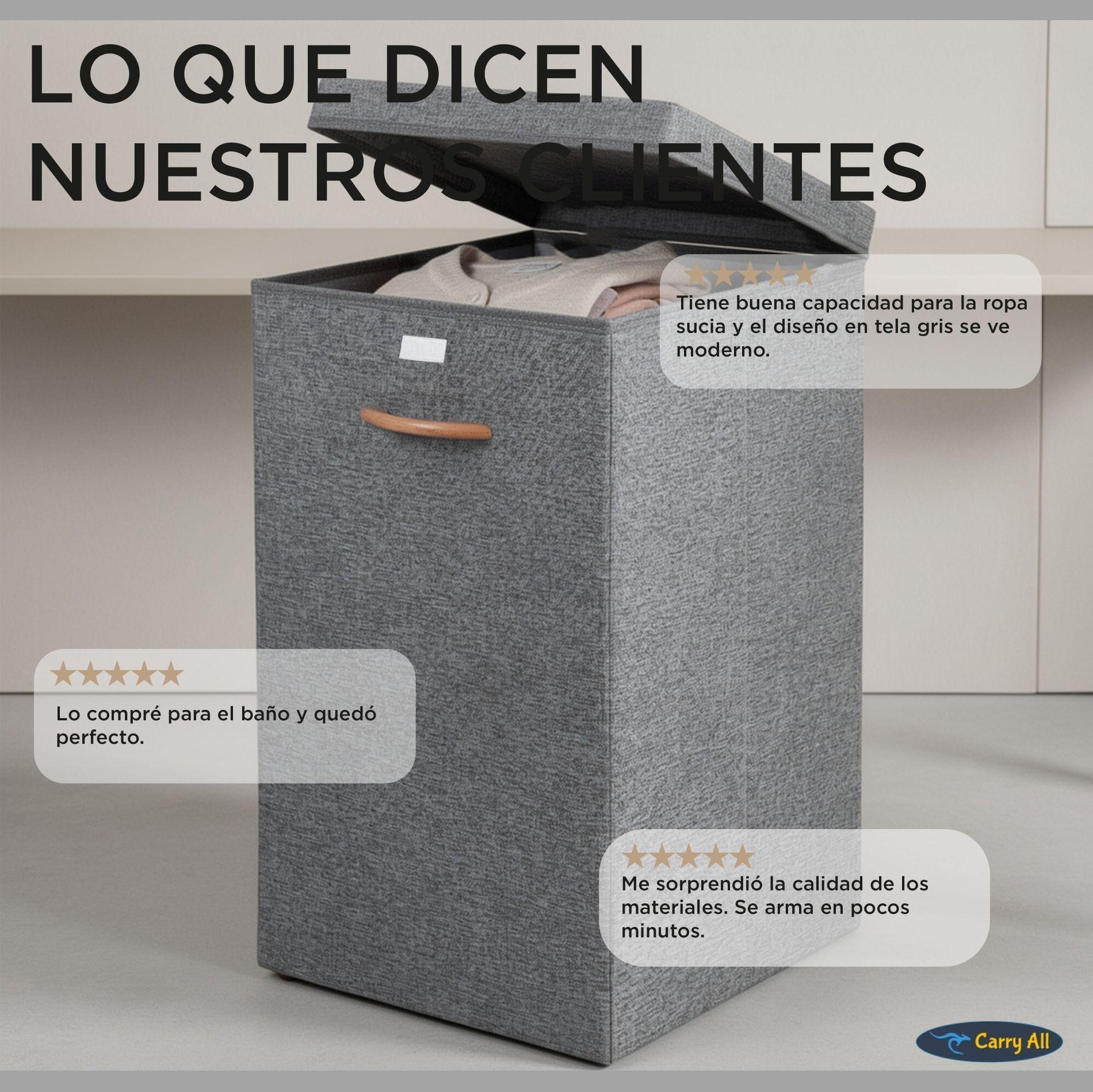 Cesta Canasto Ropa Carry All 78 Litros Plegable Con Tapa-8