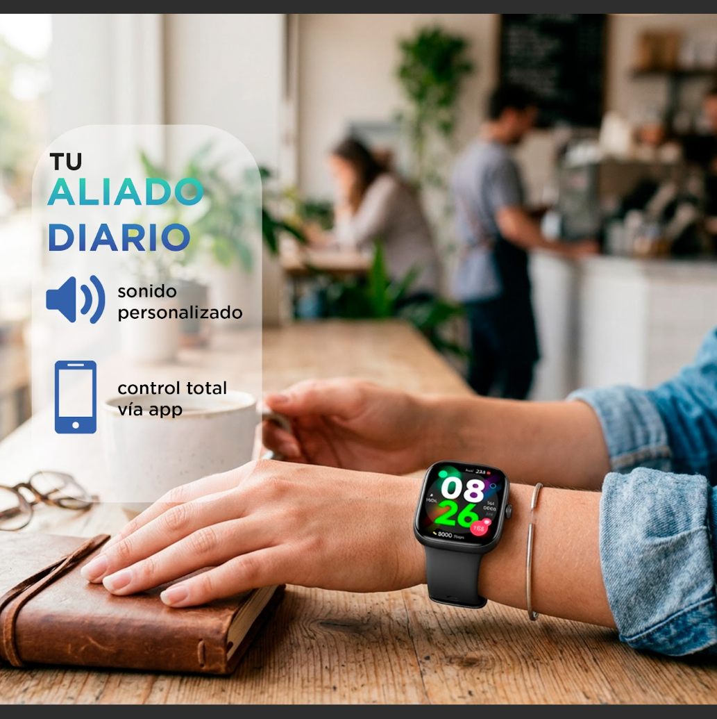 Smartwatch Deportivo TOZO S7 Bluetooth Llamadas Pantalla 1.85 IP68-4