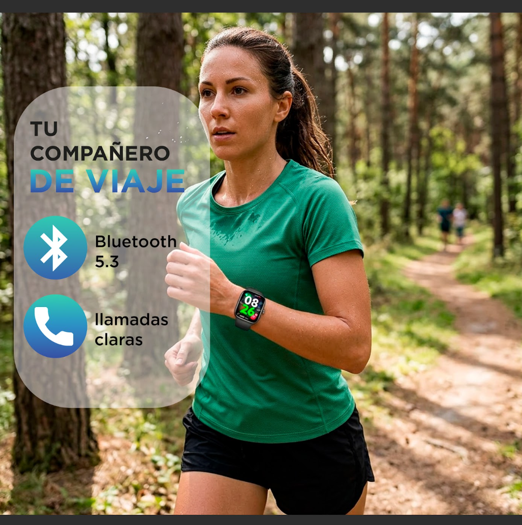 Smartwatch Deportivo TOZO S7 Bluetooth Llamadas Pantalla 1.85 IP68-6