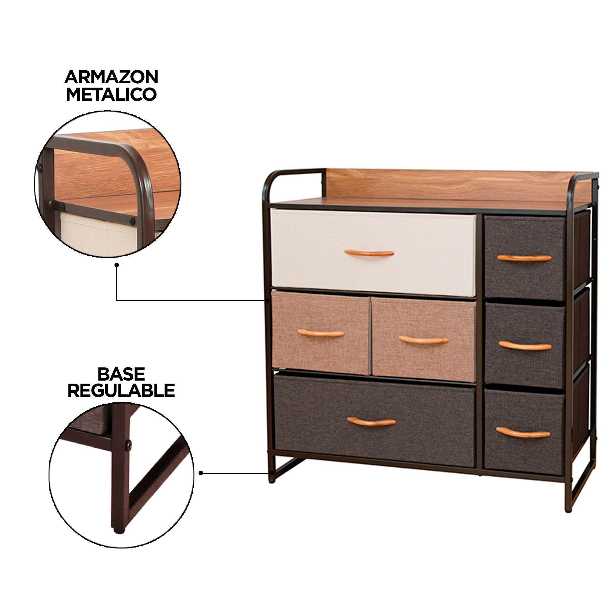 Mueble Cajonera Comoda 7 Cajones Carry All Linea Four Seasons-2